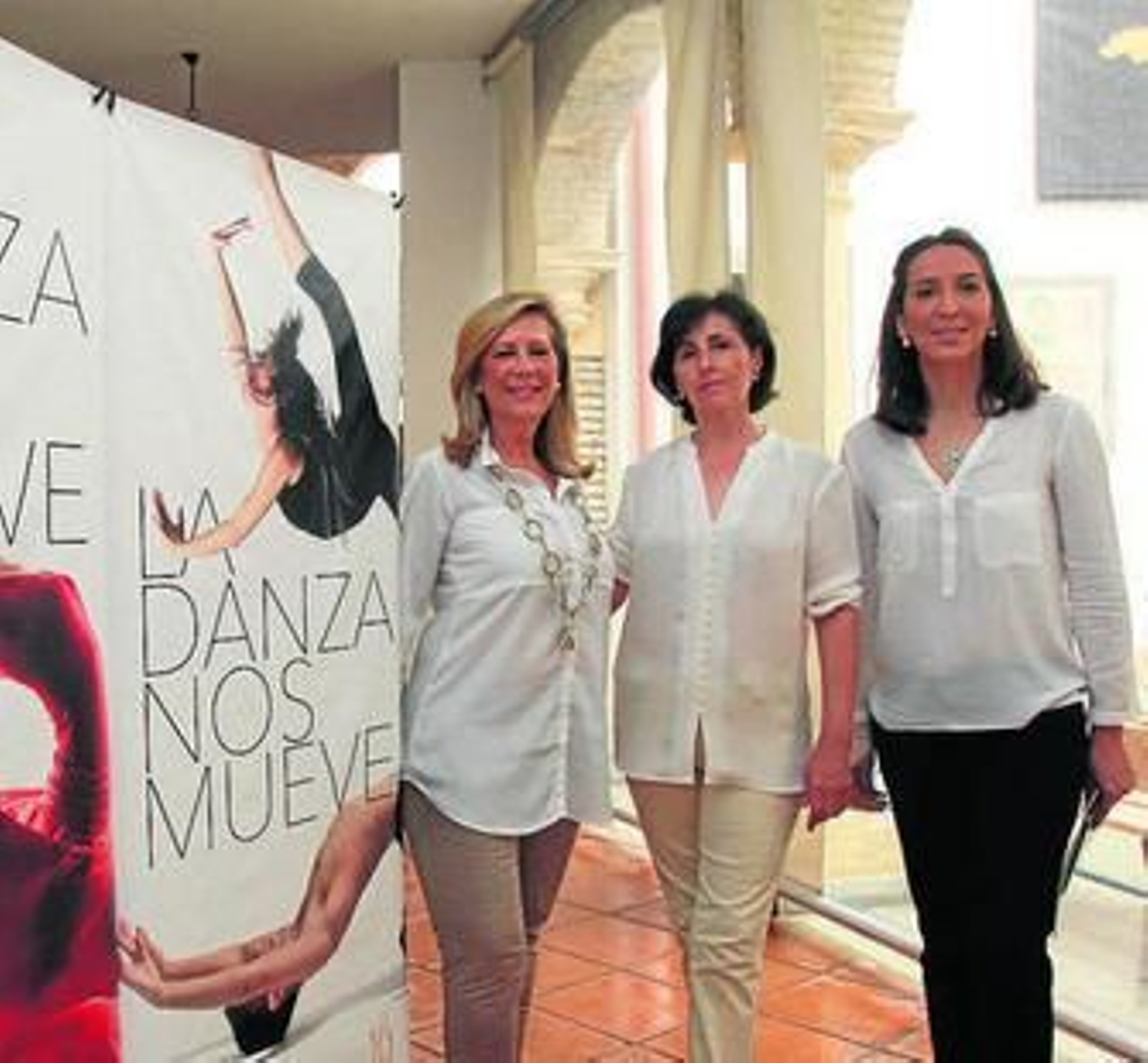 Luisa María Arcas, María del Carmen del Río y Rafaela Obrero.