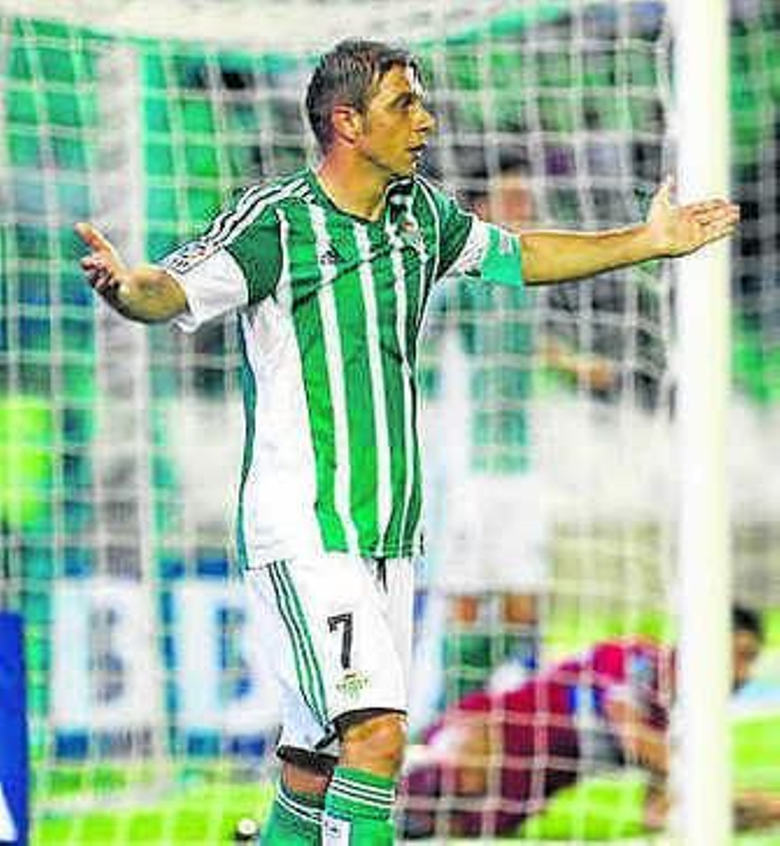 Joaquín, ante el Espanyol.