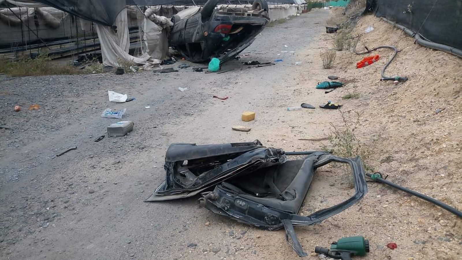 Lugar del accidente.