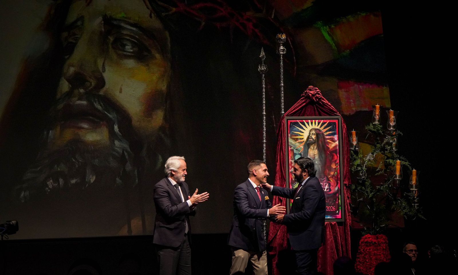 Imágenes de la presentación del cartel de la Semana Santa de Jerez 2026