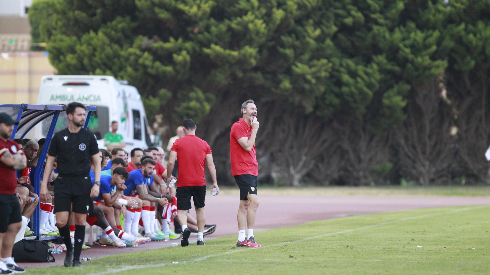 Vicente Moreno en la banda de Santo Domingo