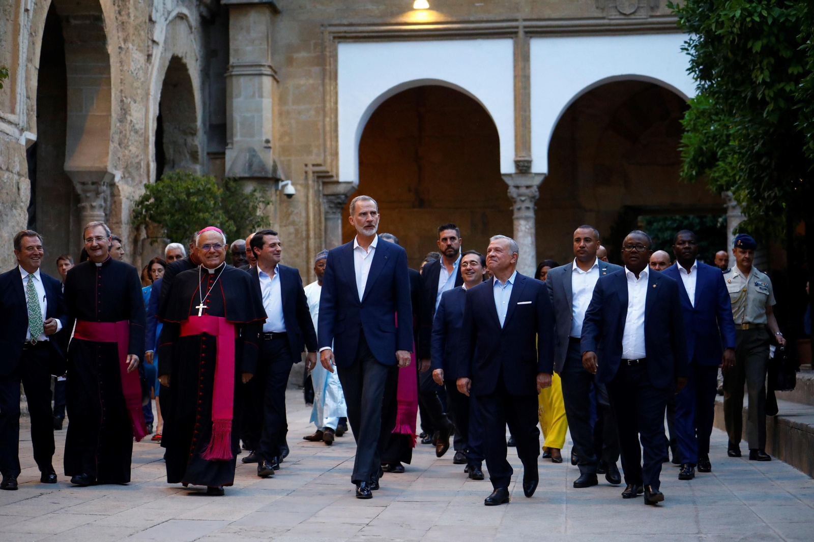La visita de los reyes Felipe VI y Abdalá II a la Mezquita-Catedral de Córdoba, en imágenes