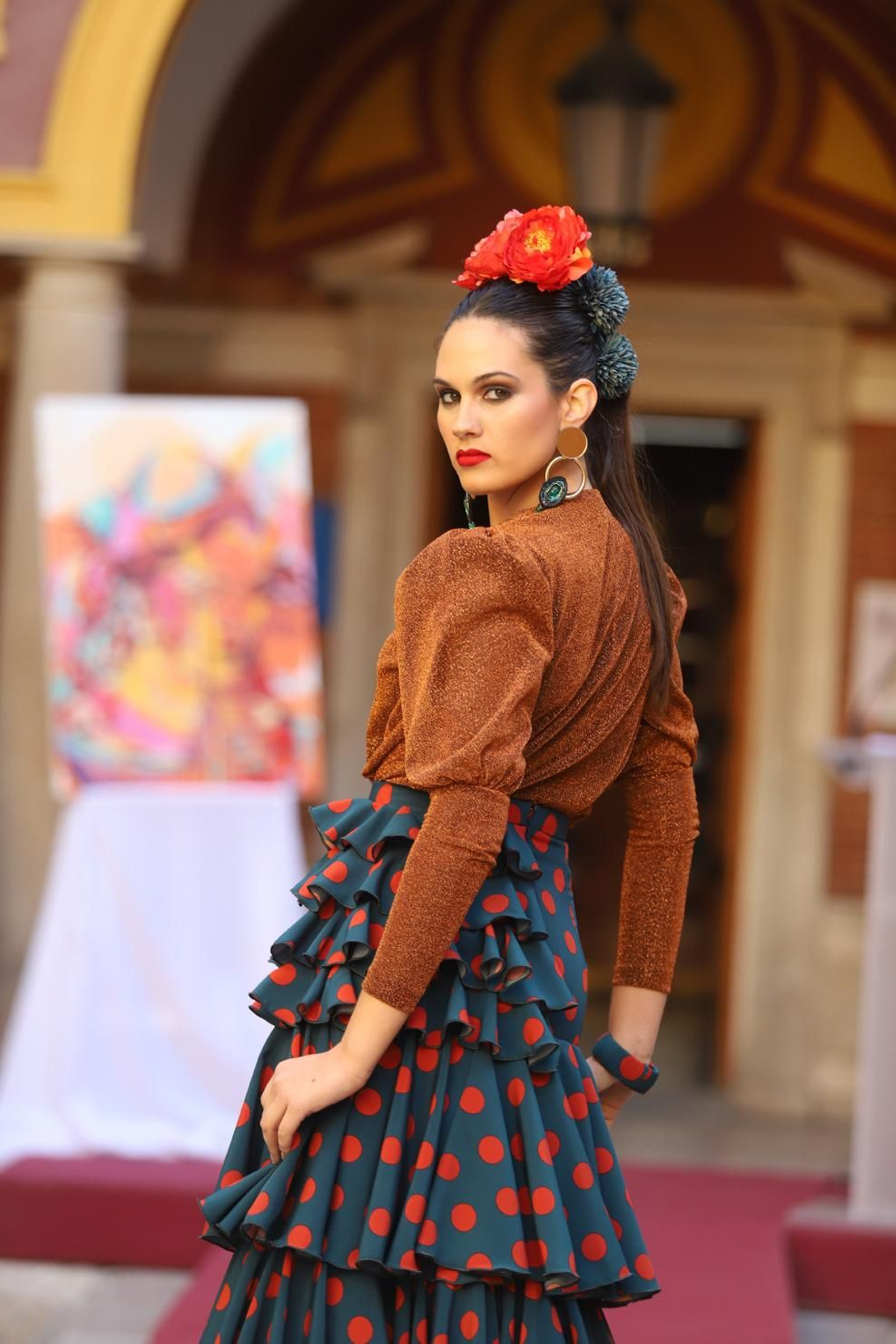 Imágenes de la presentación de la pasarela de moda 'Huelva Flamenca 2020'
