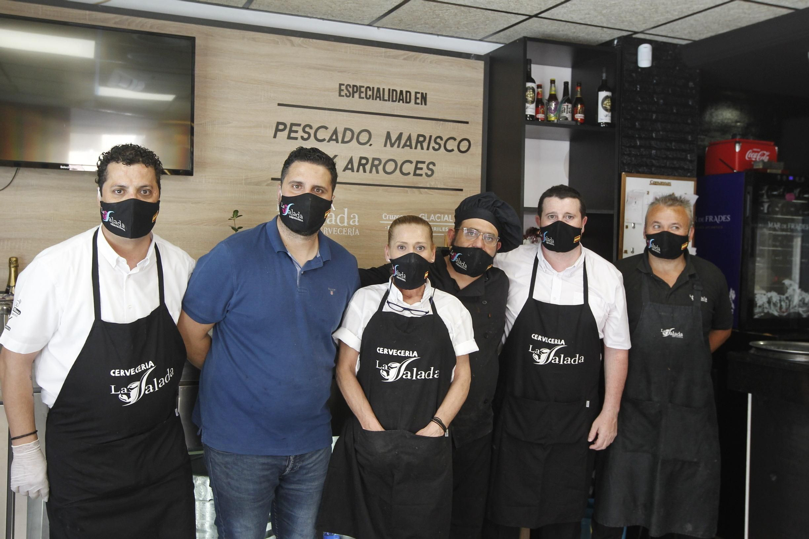 Primer día de apertura de la hostelería en Almería. Coronavirus-COVID-19