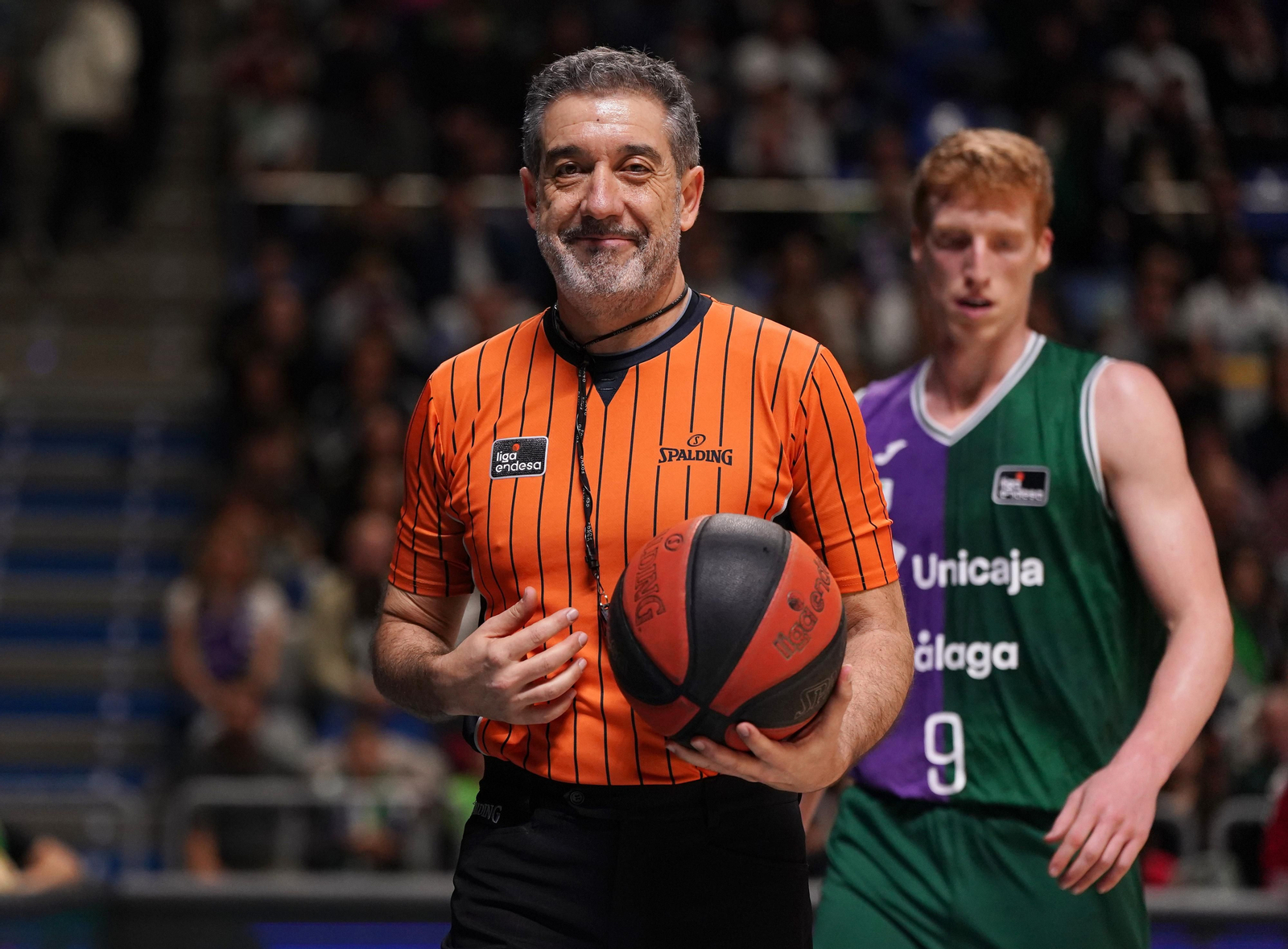 Juan Carlos García González, durante el Unicaja-Girona