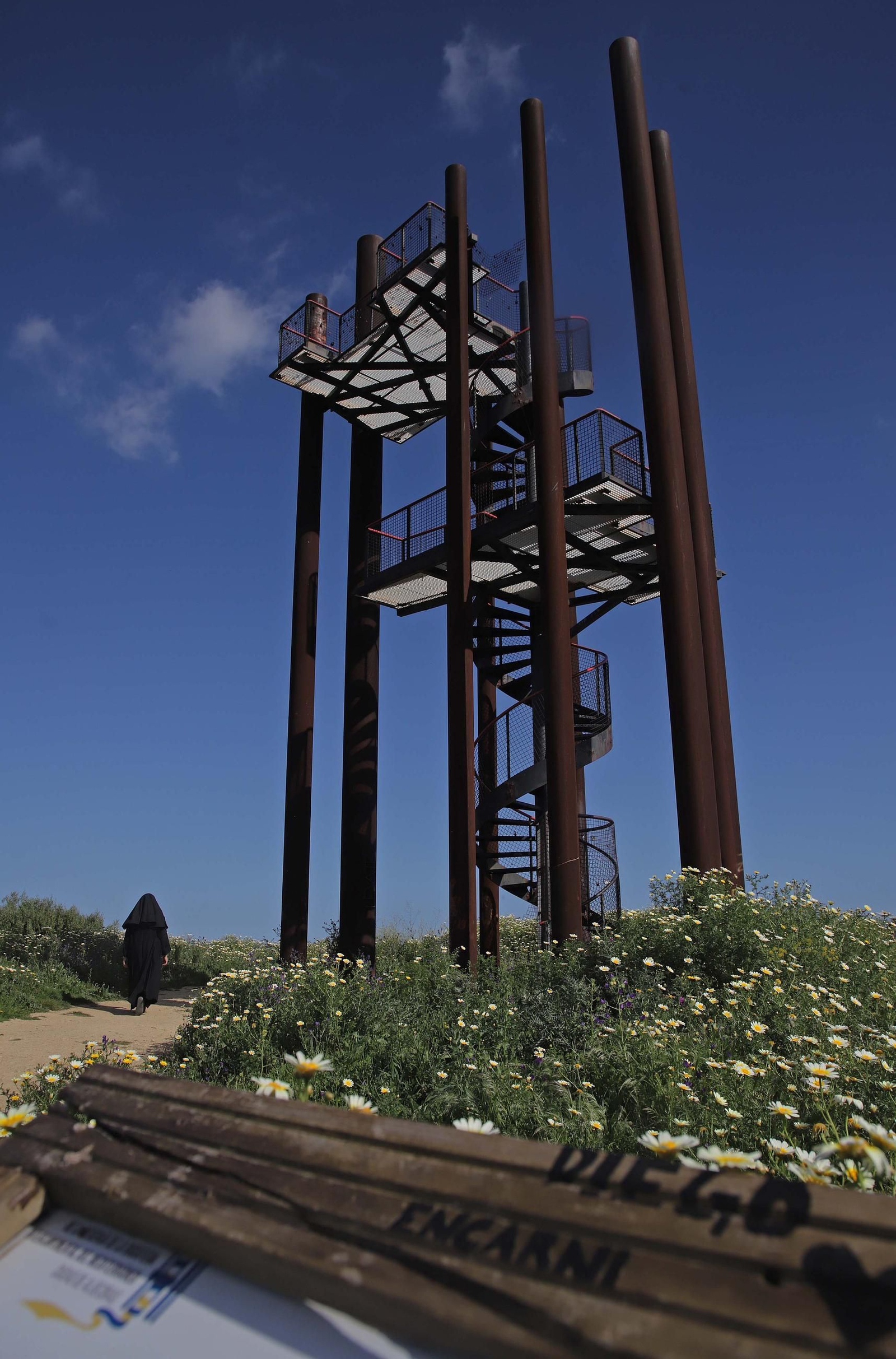 Fotos del estado de abandono del Parque del Centenario de Algeciras