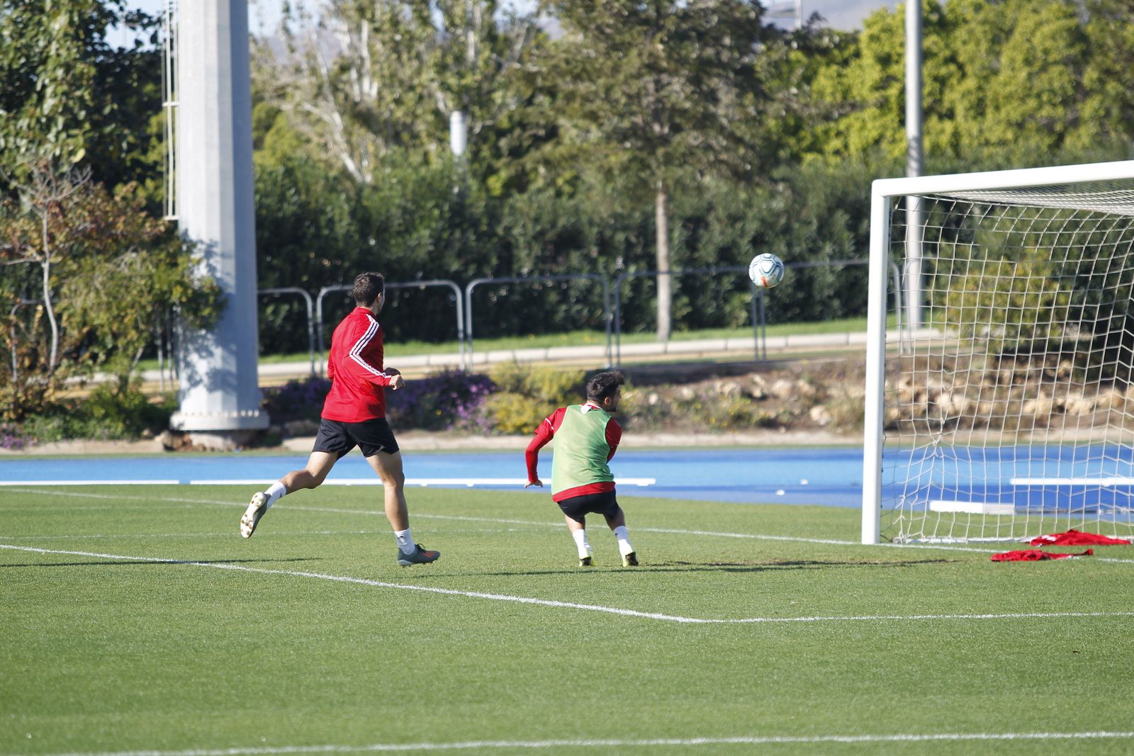 Fotogalería del entrenamiento del Almería previa al partido ante el Numancia