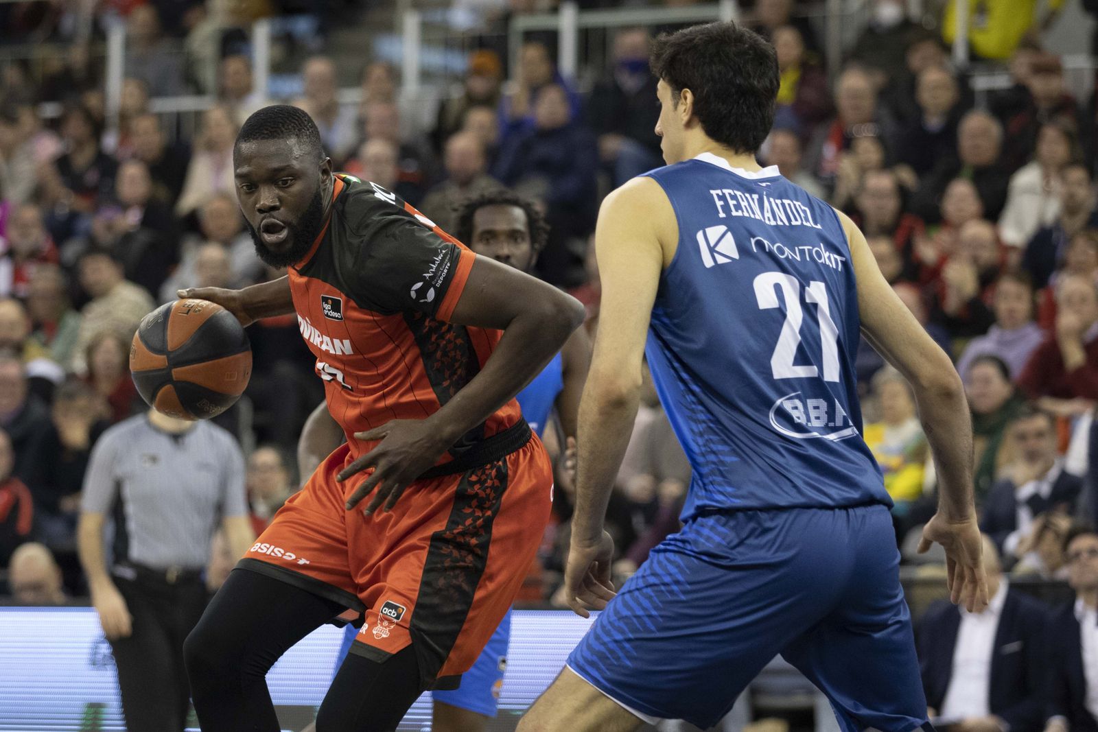 Ndoye cuajó un buen partido ante Fuenlabrada.