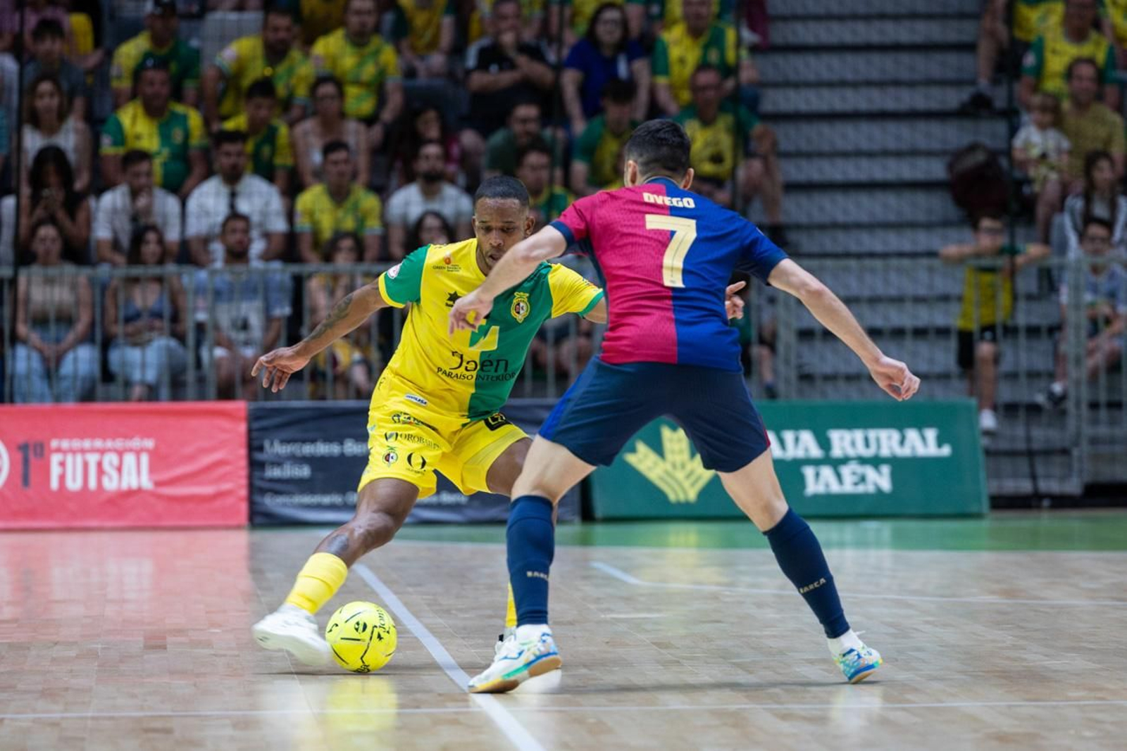 El triunfo del Barça ante el Jaén FS en el Olivo Arena
