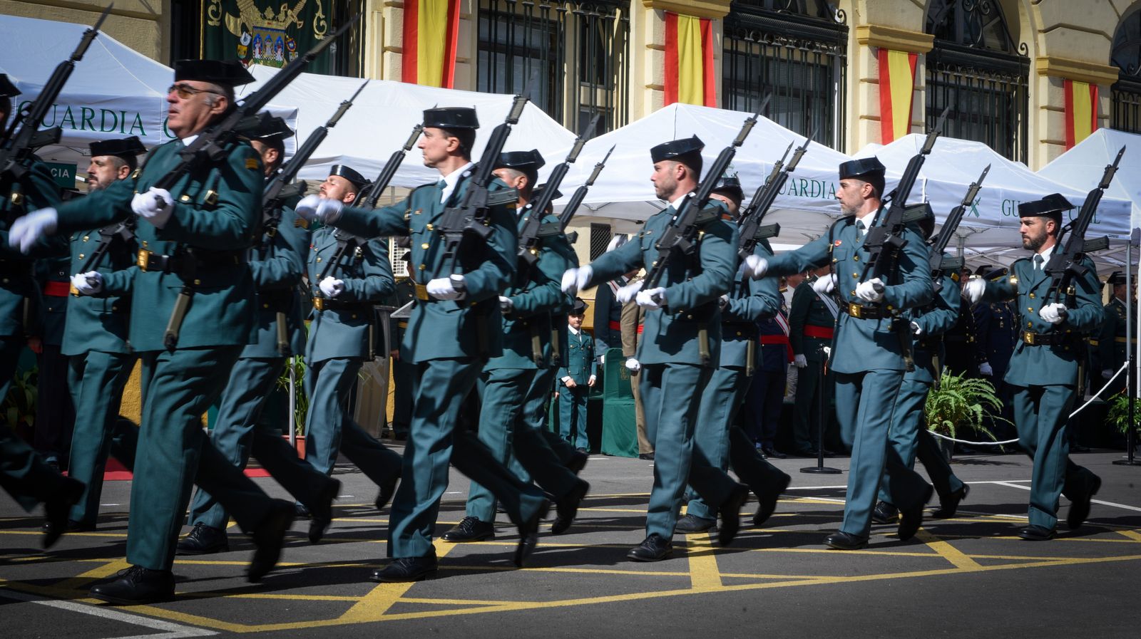 Imágenes del acto del día del Pilar de la Guardia Civil