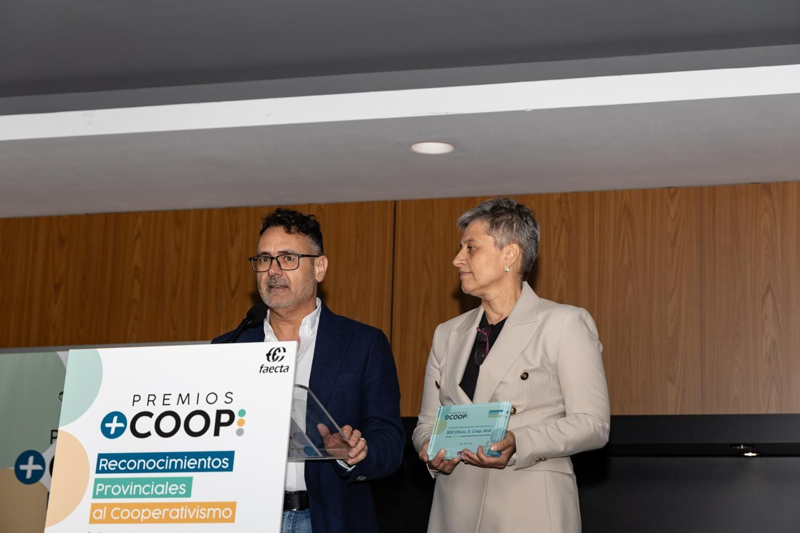 I Premios +COOP, impulsados por la Federación Andaluza de Empresas Cooperativas (Faecta) para reconocer a las mejores iniciativas empresariales en cada provincia andaluza.