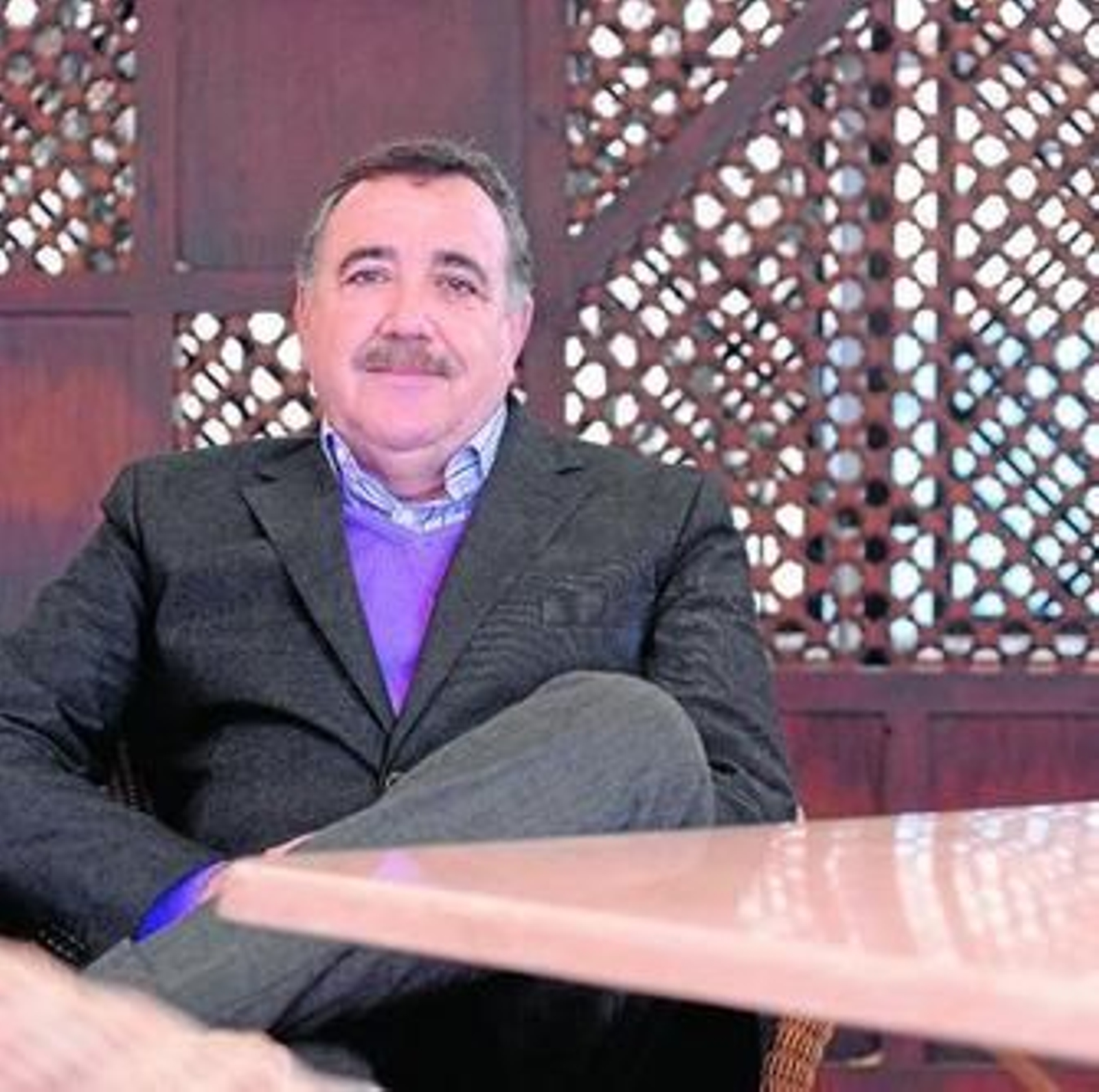 Jesús Maeso, ayer, horas después de ganar el premio CajaGranada.