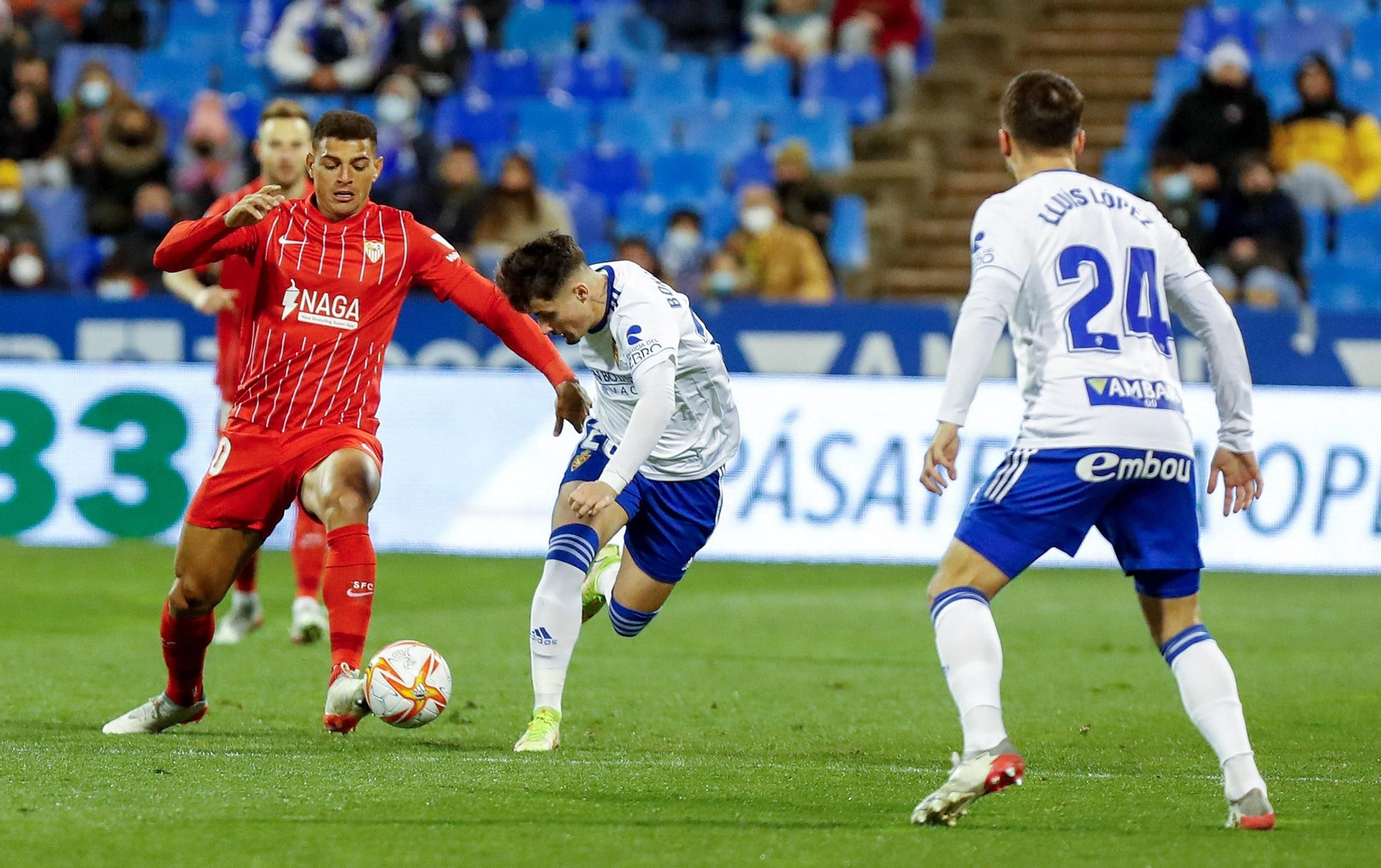 Las imágenes del Zaragoza-Sevilla de Copa del Rey