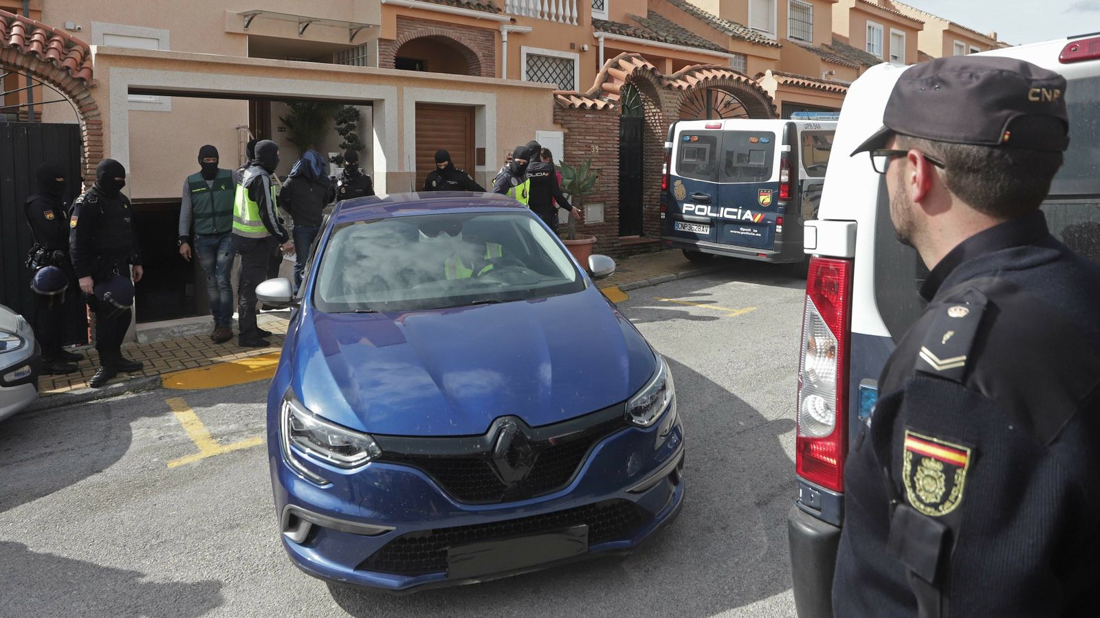 Imágenes del operativo contra el narcotráfico en Algeciras