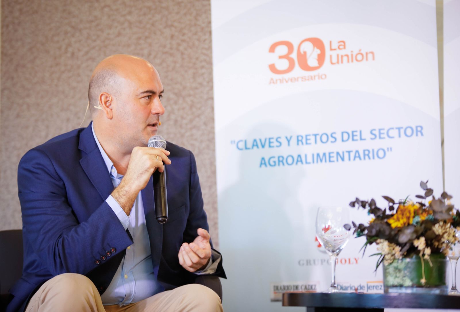 Imágenes del desayuno coloquio de Diario de Almería, con Jesús Barranco, CEO de La Unión