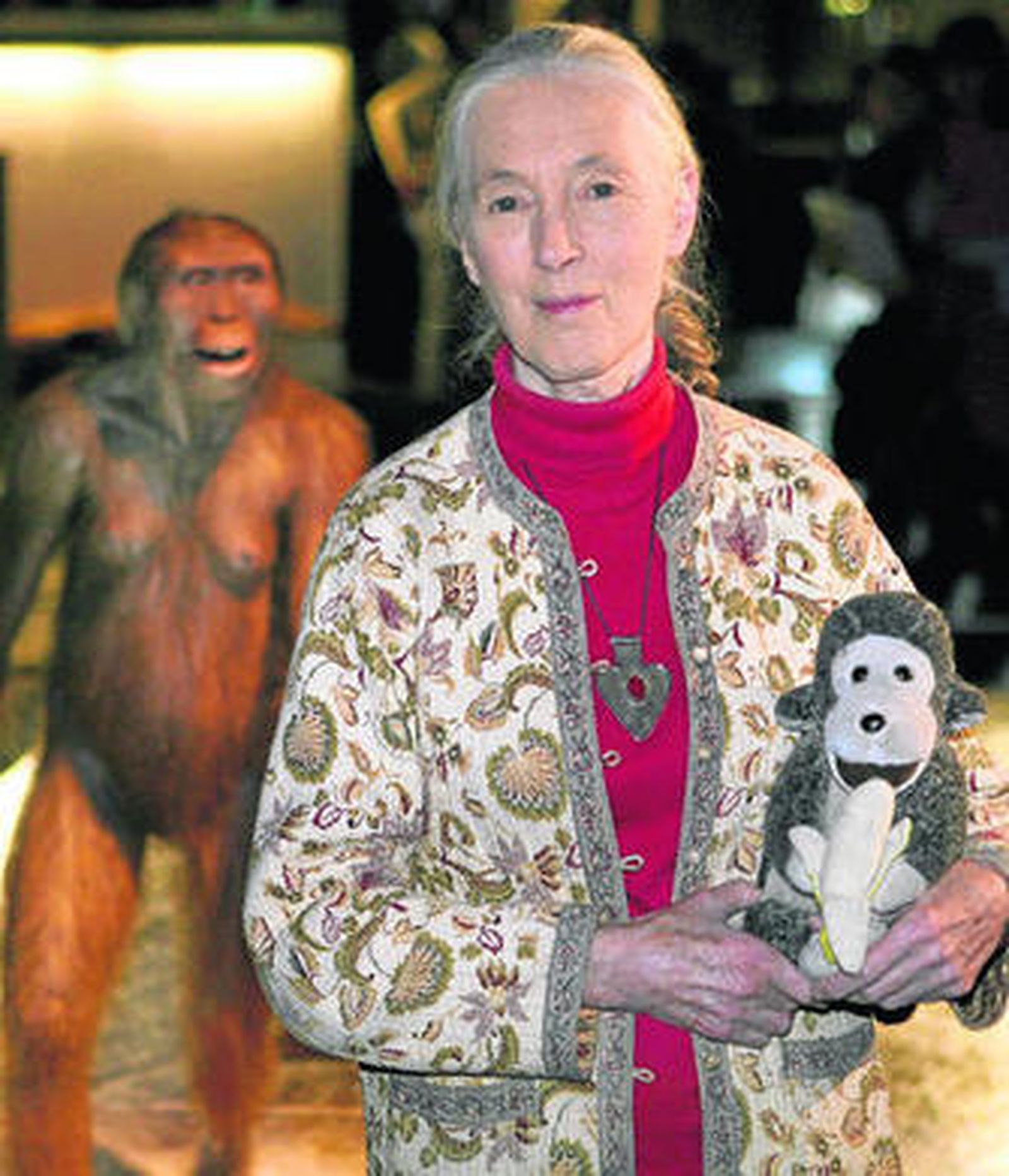 Jane Goodall, Premio Príncipe de Asturias de Investigación Científica y Técnica en 2003.