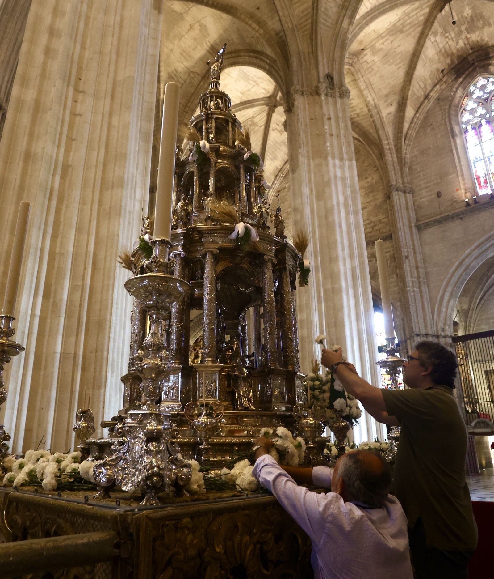 Preparativos del Corpus