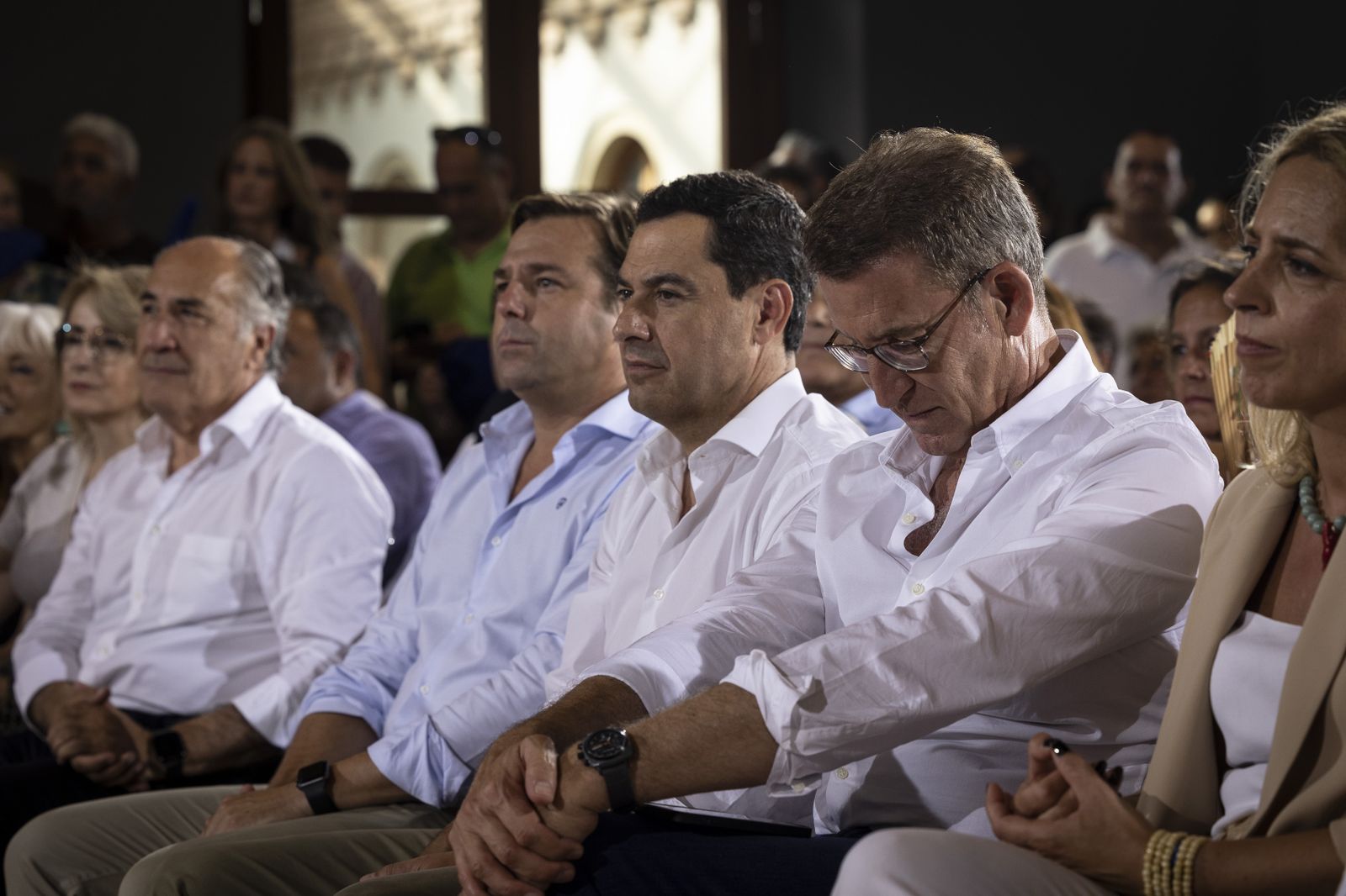 Las imágenes del mitin de Alberto Nuñez Feijoó en Cádiz