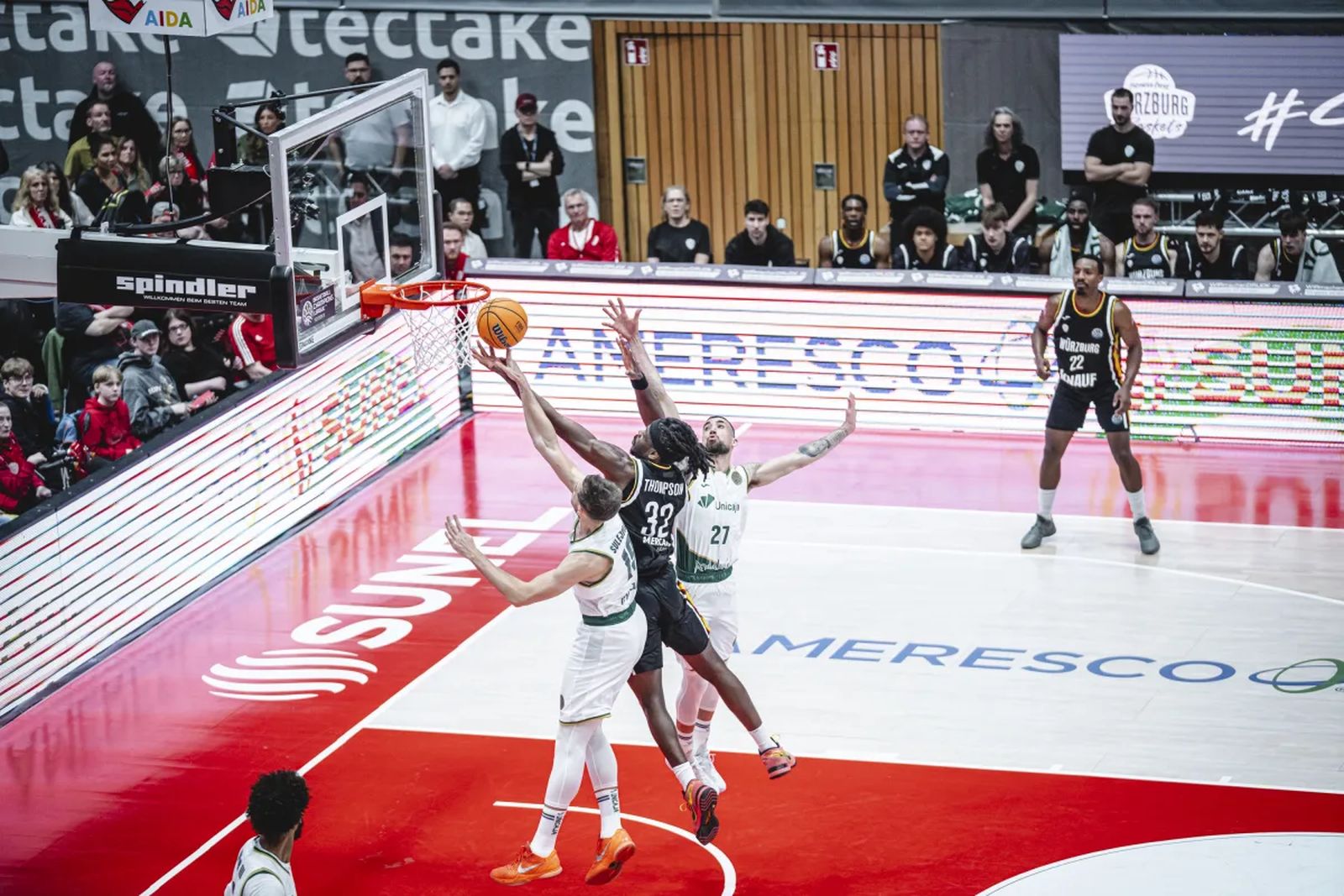 El Wurzburg-Unicaja, en fotos