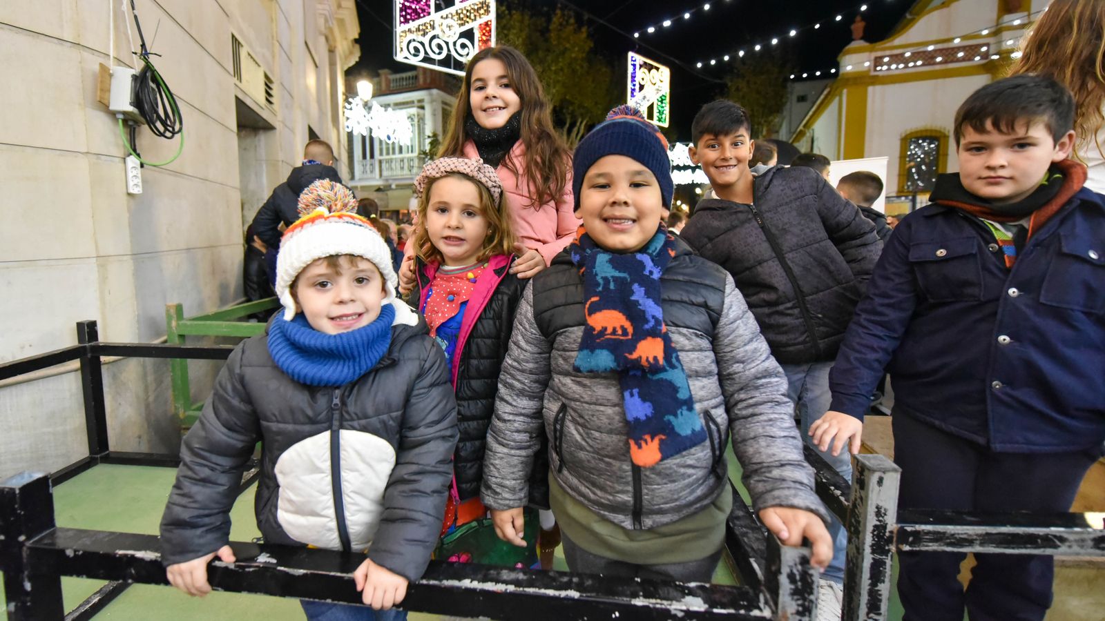 El encendido del alumbrado de Navidad en La Línea, en imágenes