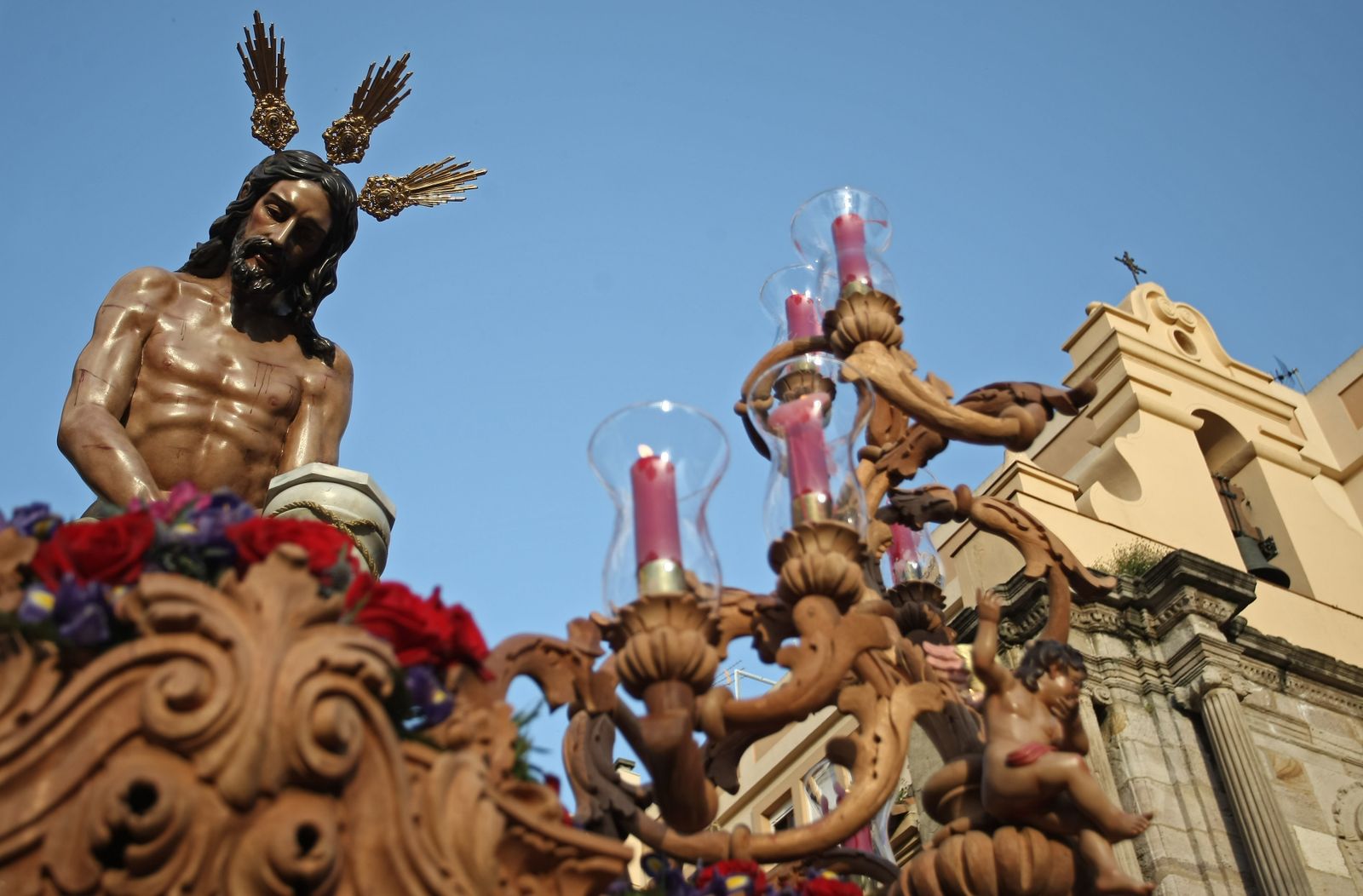 Imágenes del Lunes Santo en la comarca