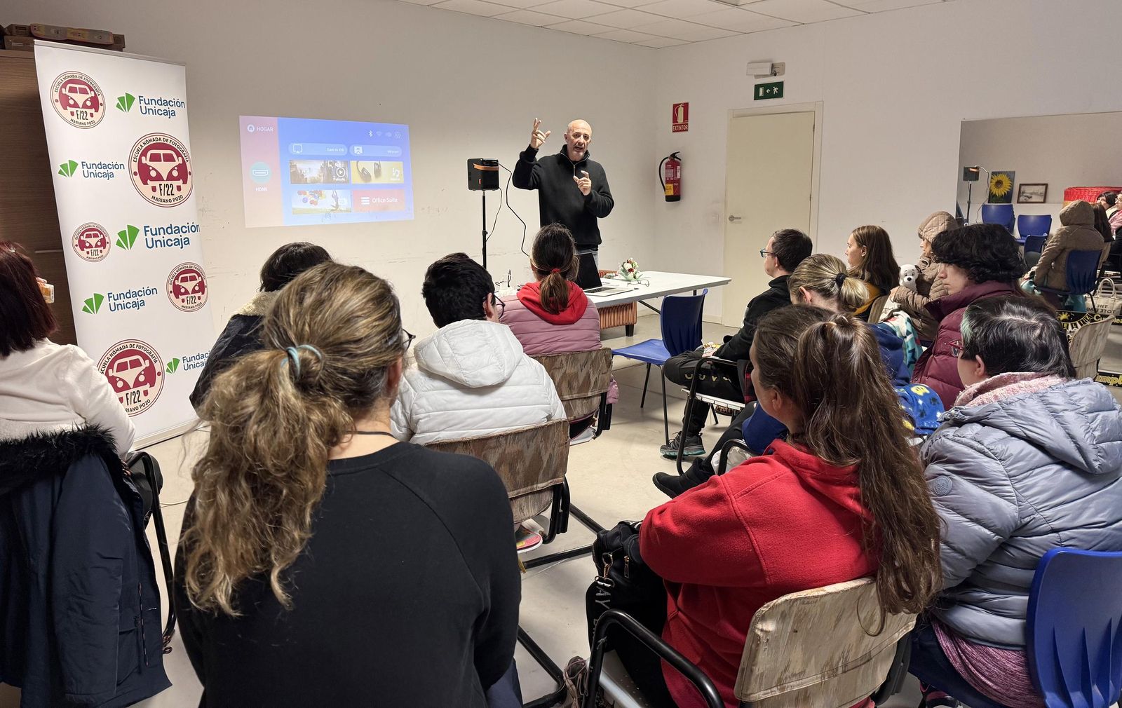 Imagen durante el taller.