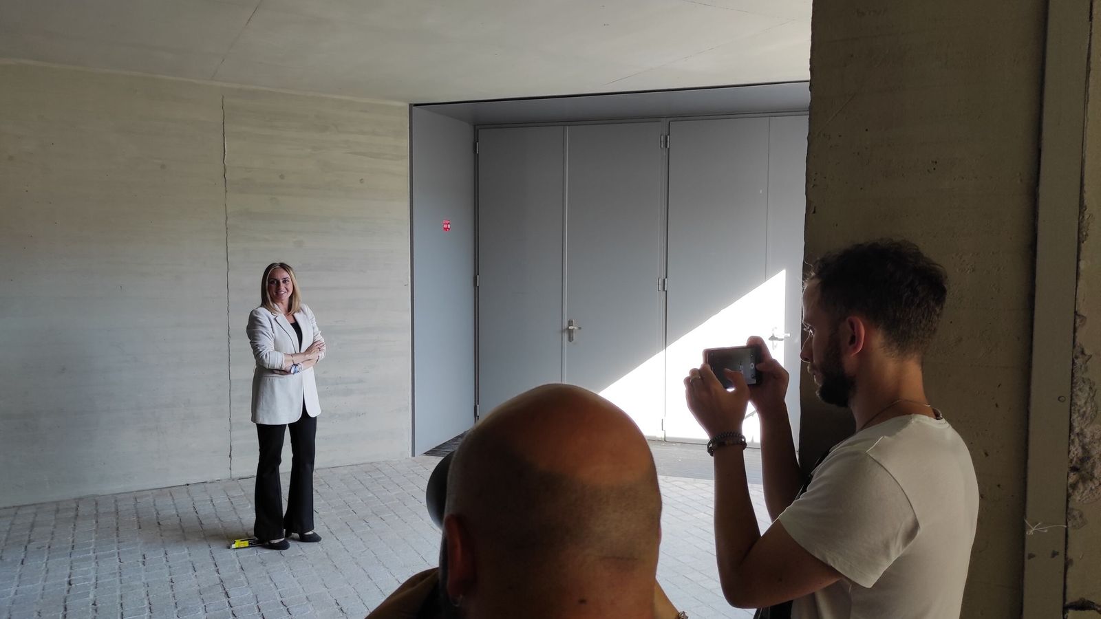 Momento del posado individual realizado a todos los candidatos a la Alcaldía de Granada