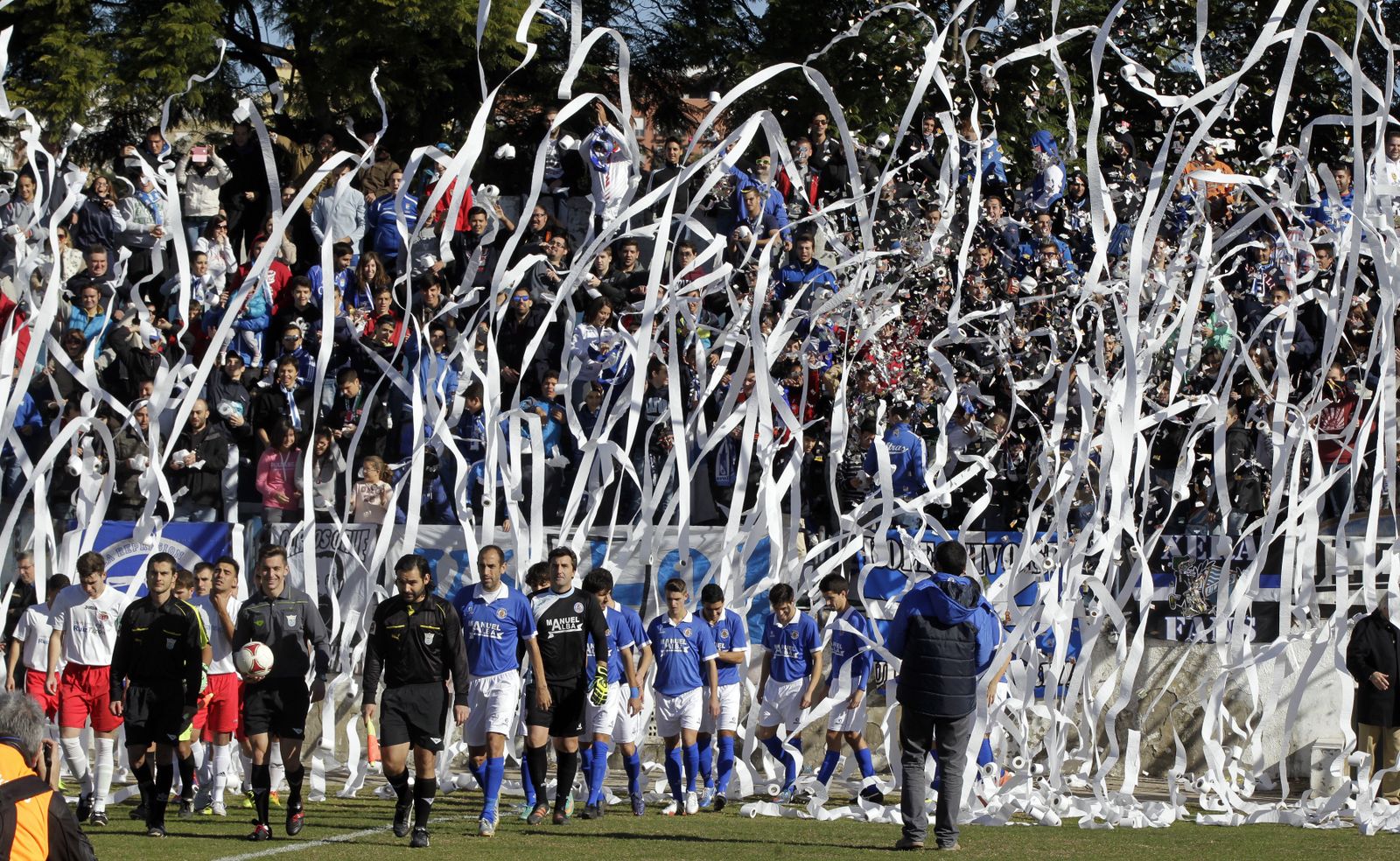 El partido contra el Chiclana B fue el primero del Xerez DFC como local en La Juventud.
