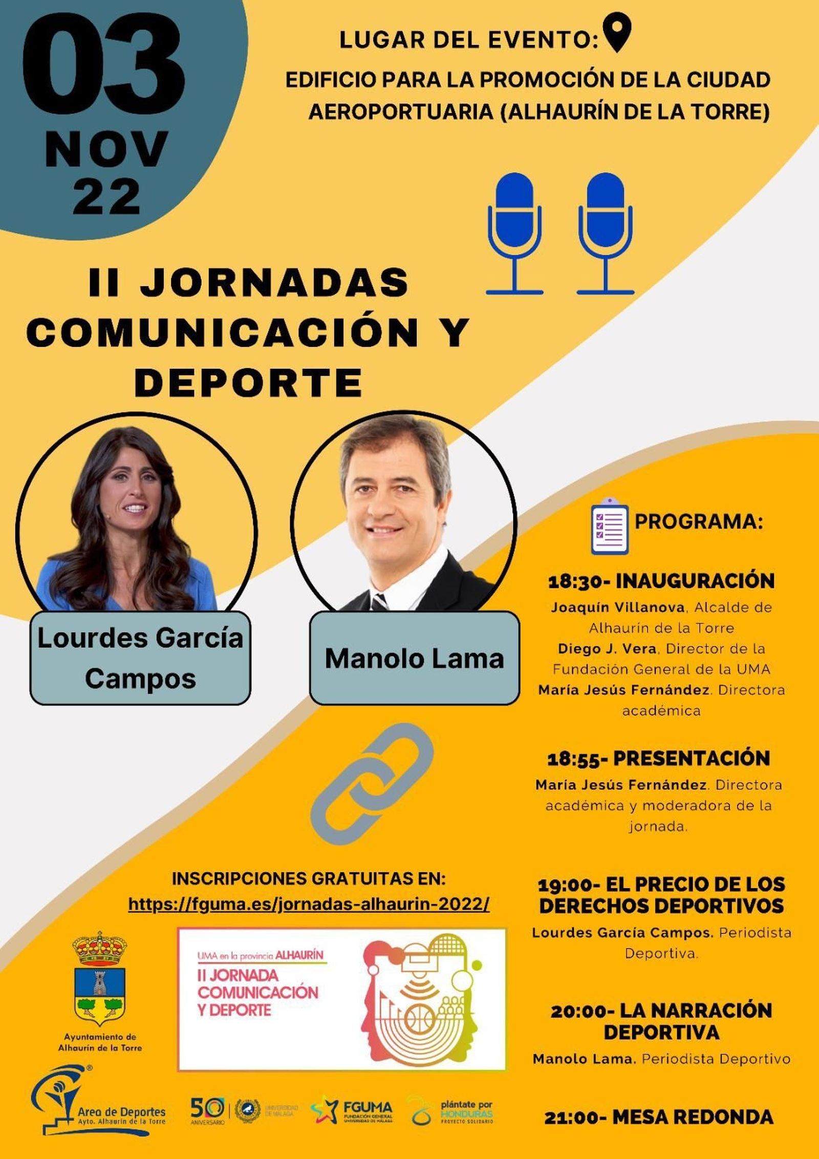 Cartel promocional del evento.