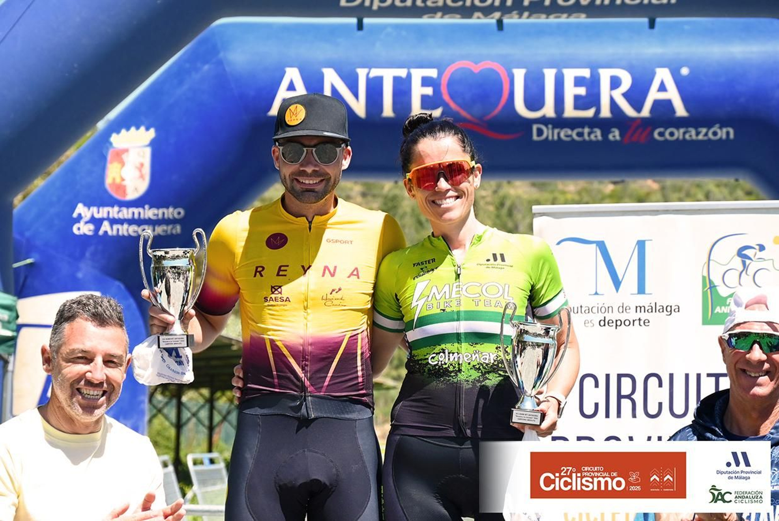 Ganadores de la prueba.