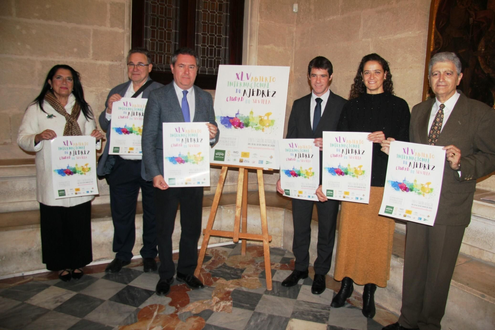 Presentación del evento en el Ayuntamiento de Sevilla.