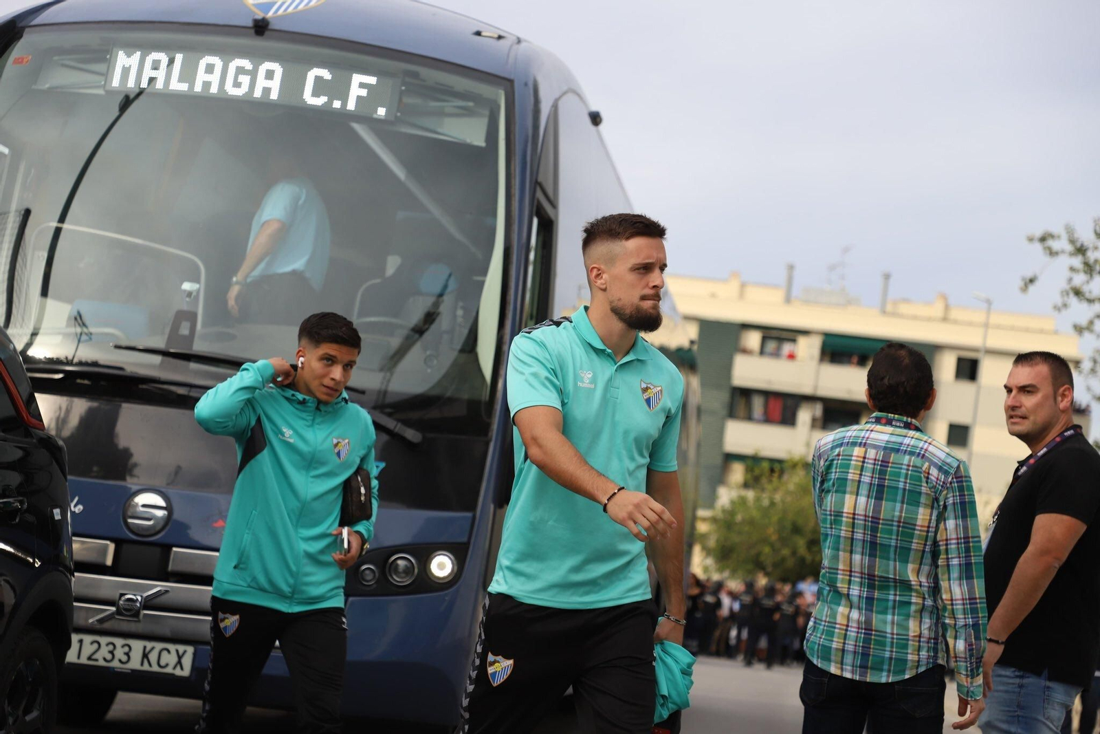 El recibimiento al Málaga CF en El Maulí