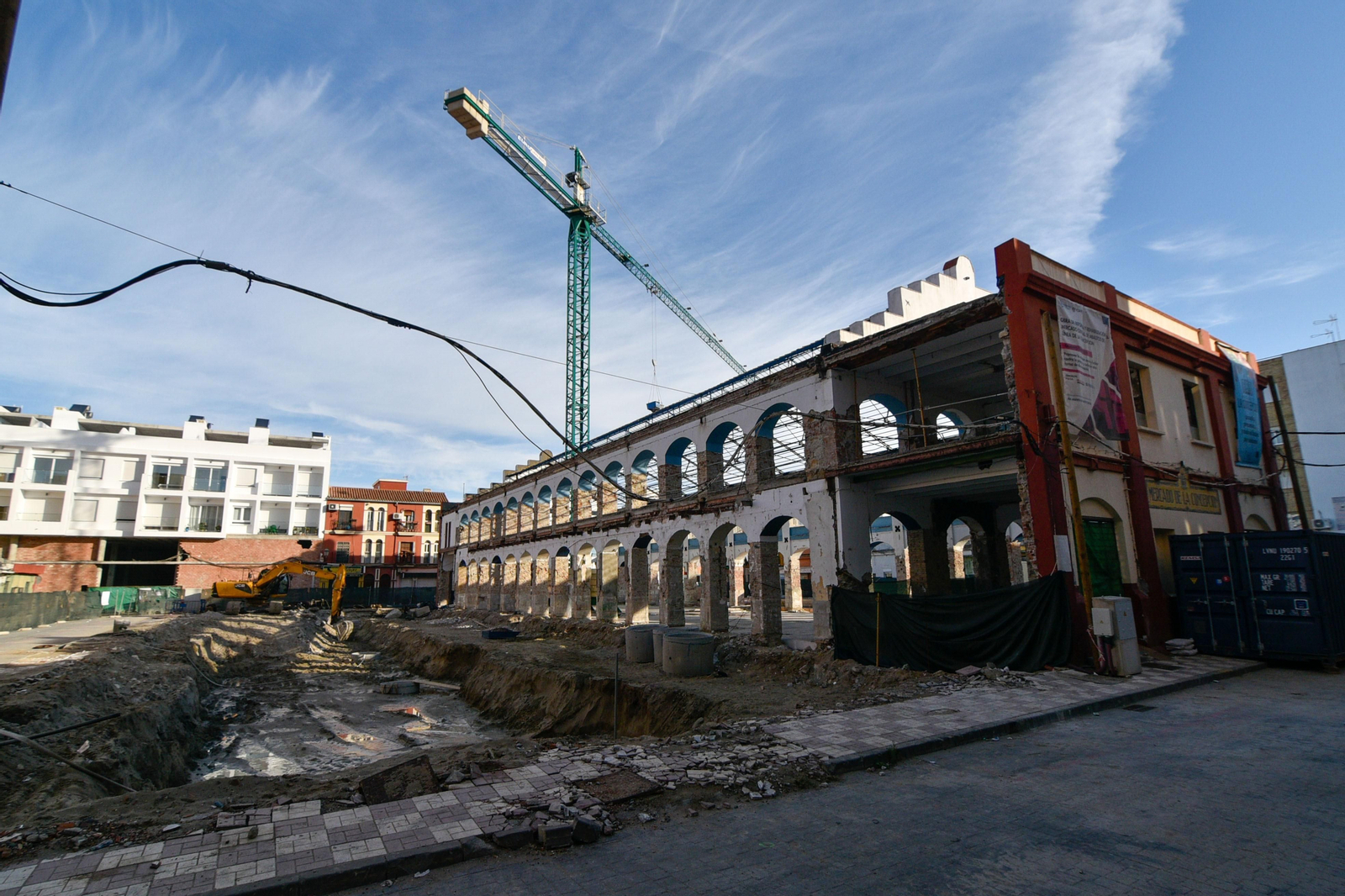 Situación de las obras del Mercado