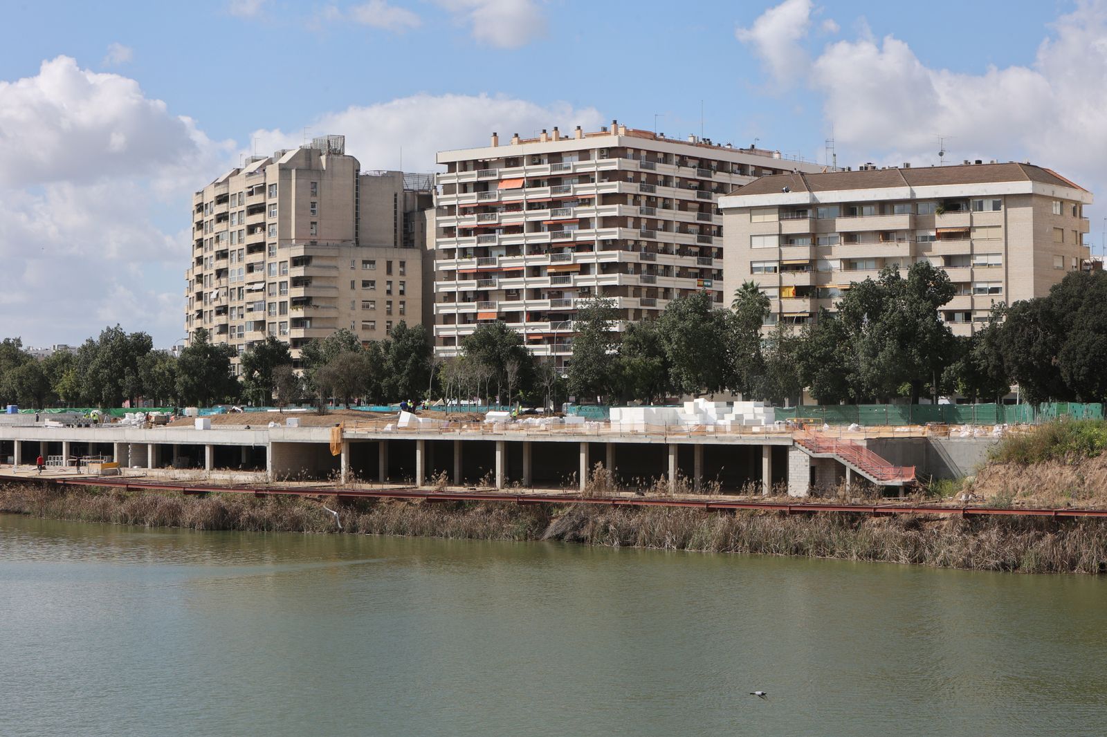 Obras en el Jardín de Las Cigarreras