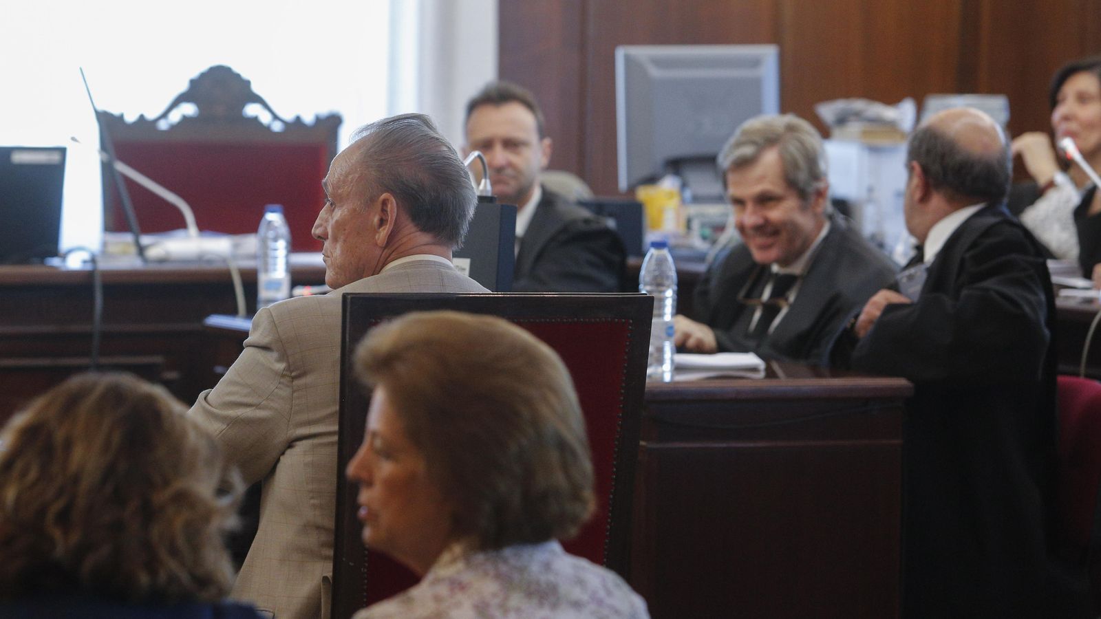 Lopera, durante la declaración.