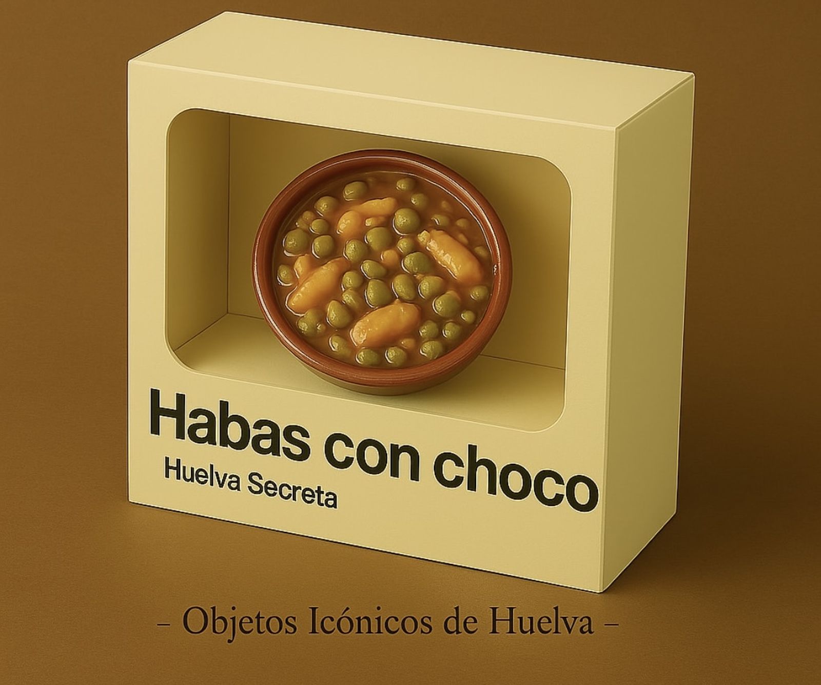 Así se vería Huelva si fuese un coleccionable