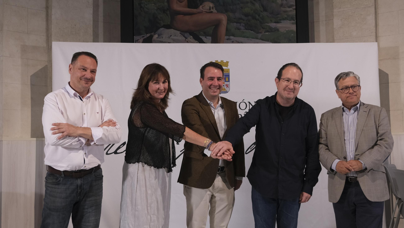 Juan Manuel Martín Robles, Encarnación Ortega, Fernando Giménez, Andrés García Ibáñez y Santiago Alfonso.