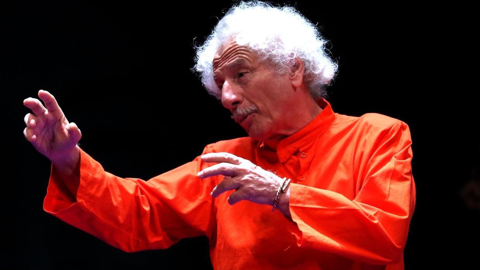 'El Brujo', durante una representación