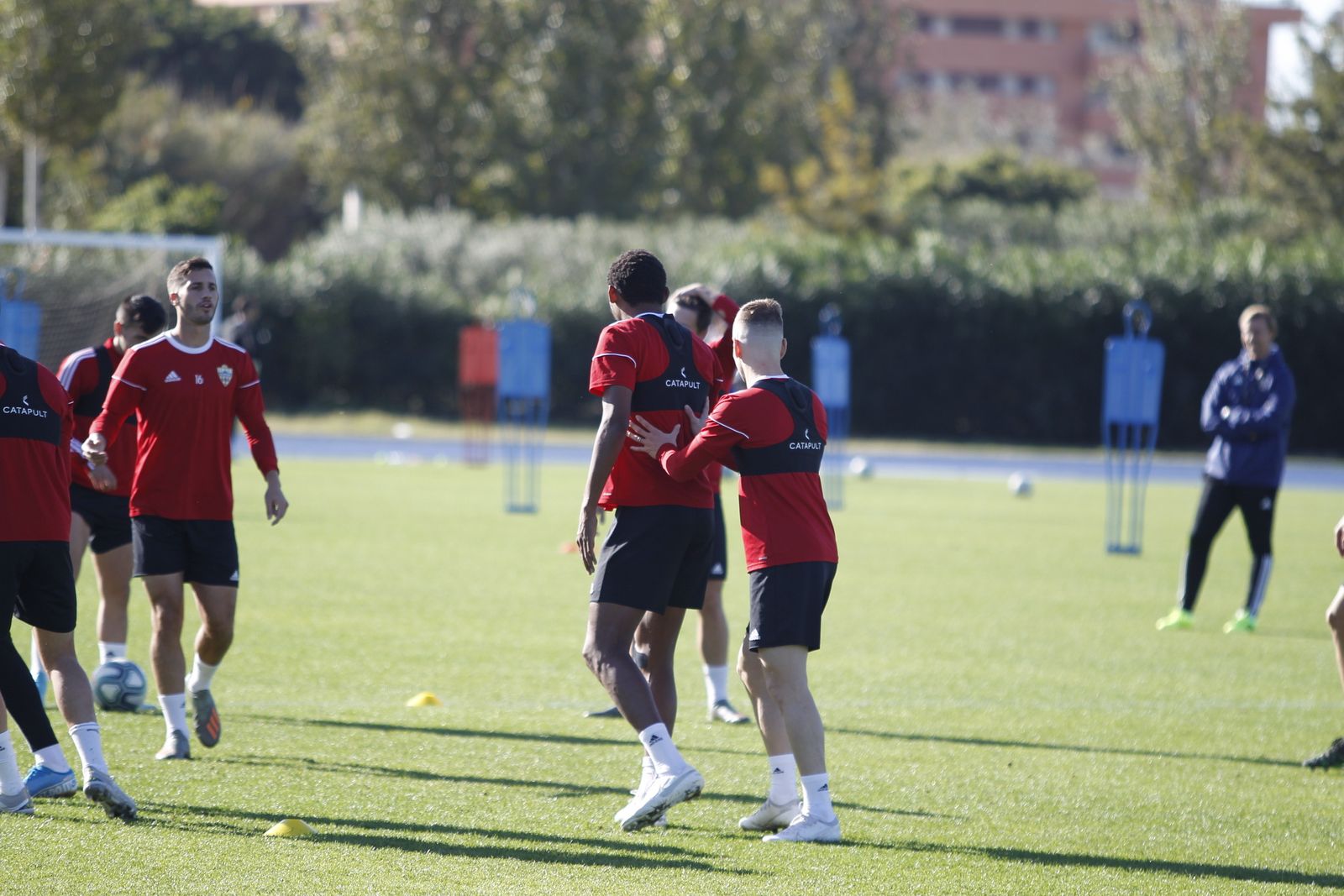 Fotogalería del entrenamiento del Almería previa al partido ante el Numancia