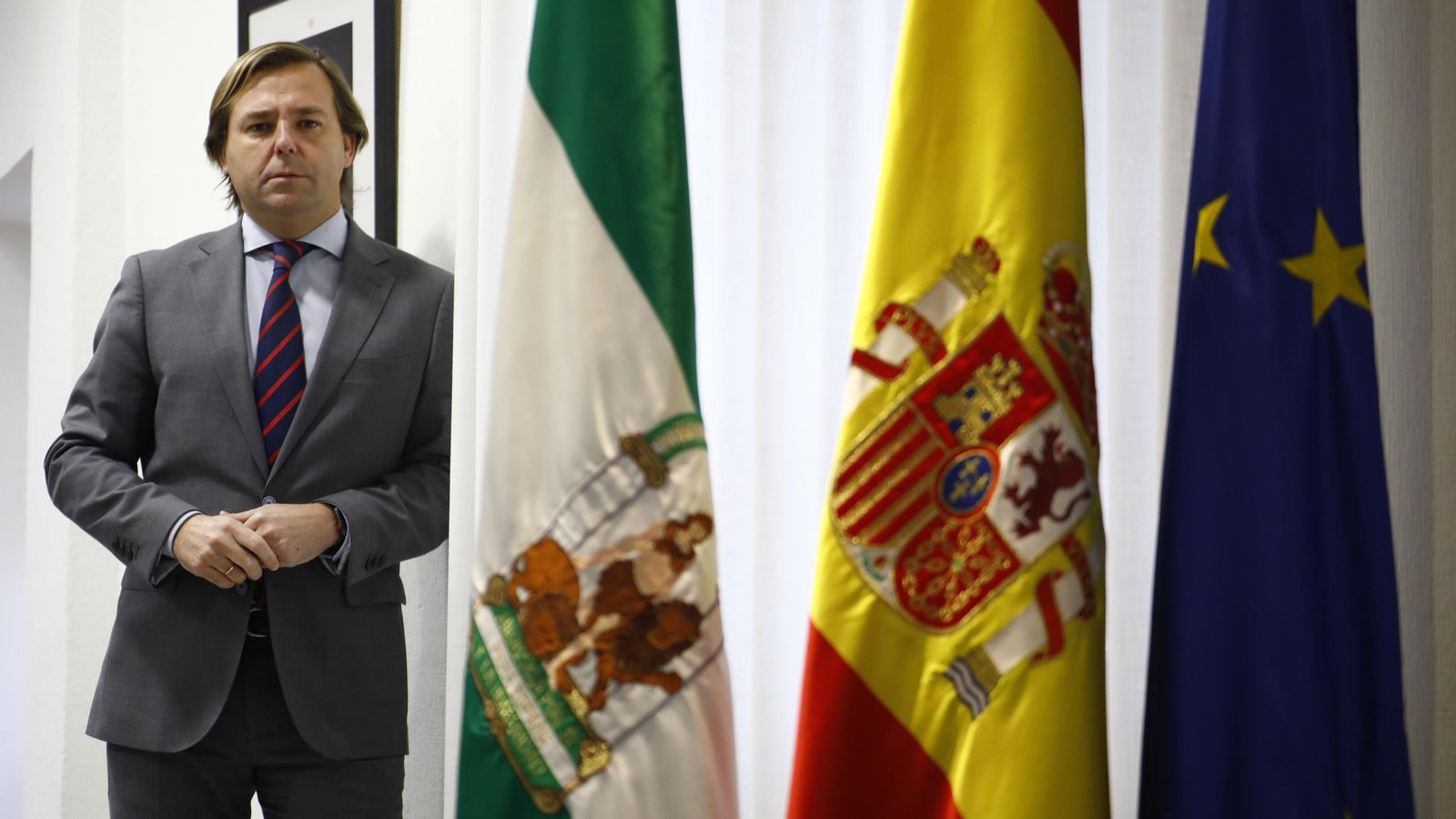 Antonio Repullo posa en su despacho de la Junta.