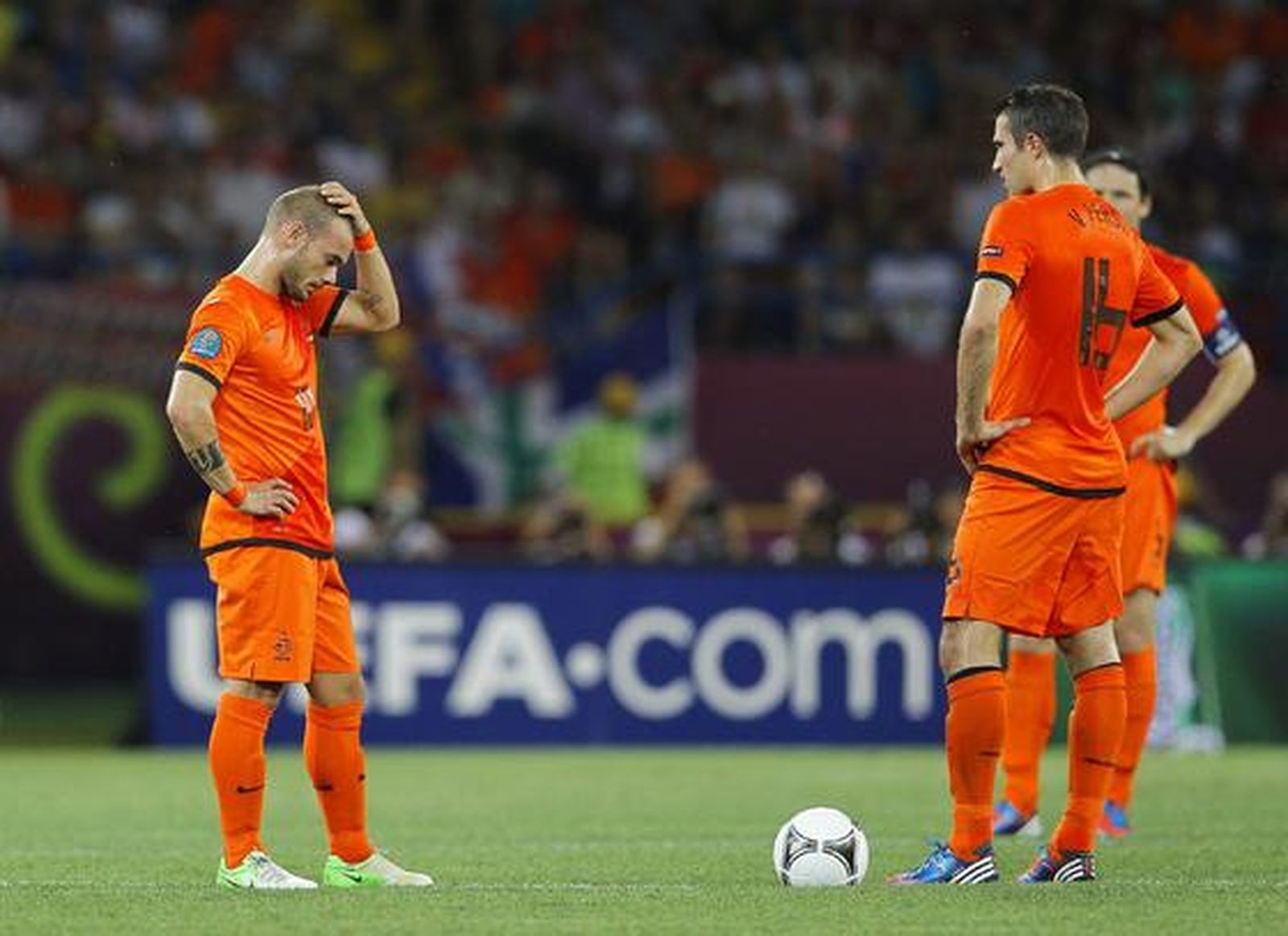 Alemania da un golpe en la mesa al vencer 1-2 a Holanda.

Foto: EFE