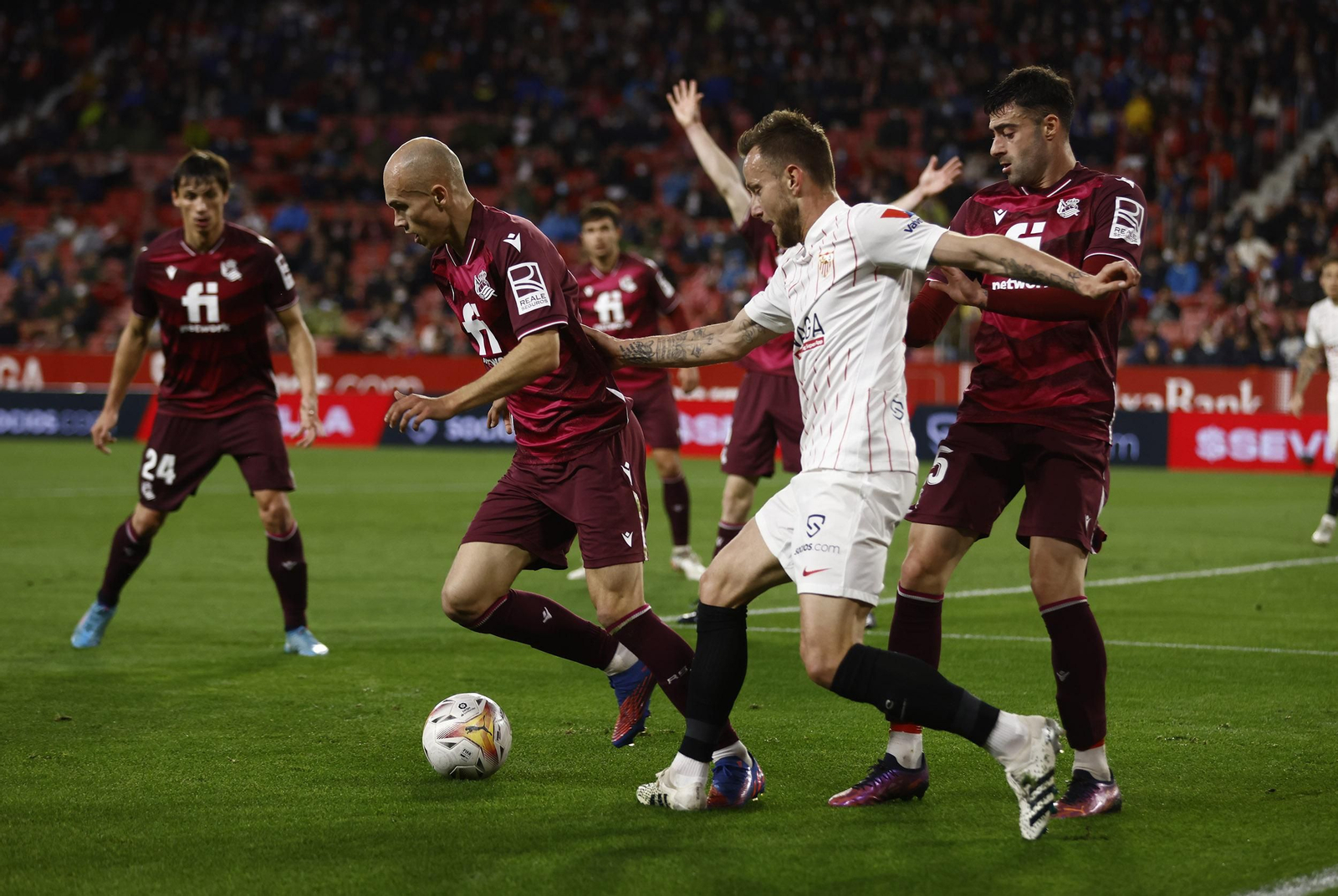 Las imágenes del Sevilla-Real Sociedad