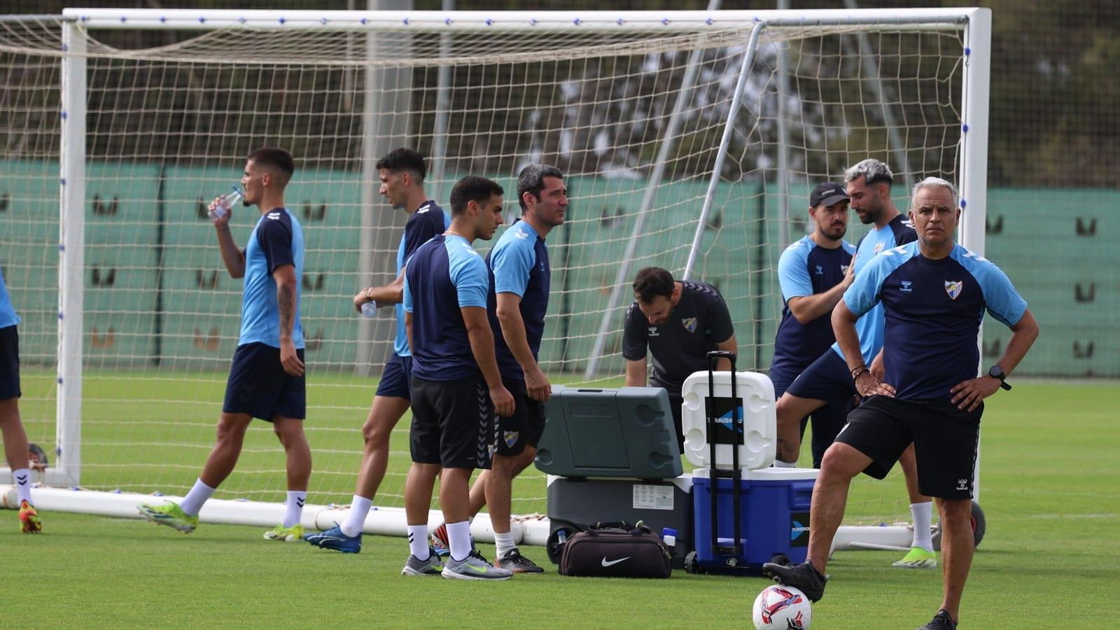 Sergio Pellicer durante el entrenamiento. Sergio Pellicer durante el entrenamiento.