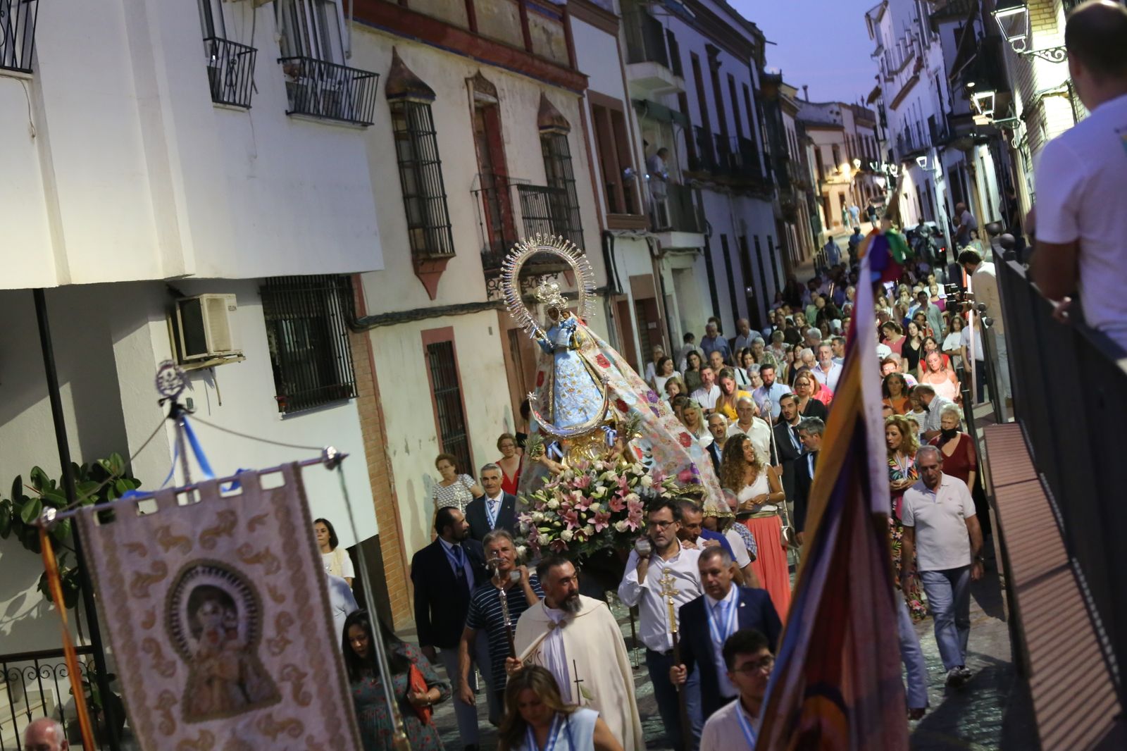La procesión de la virgen de la Fuensanta en Montoro, en imágenes