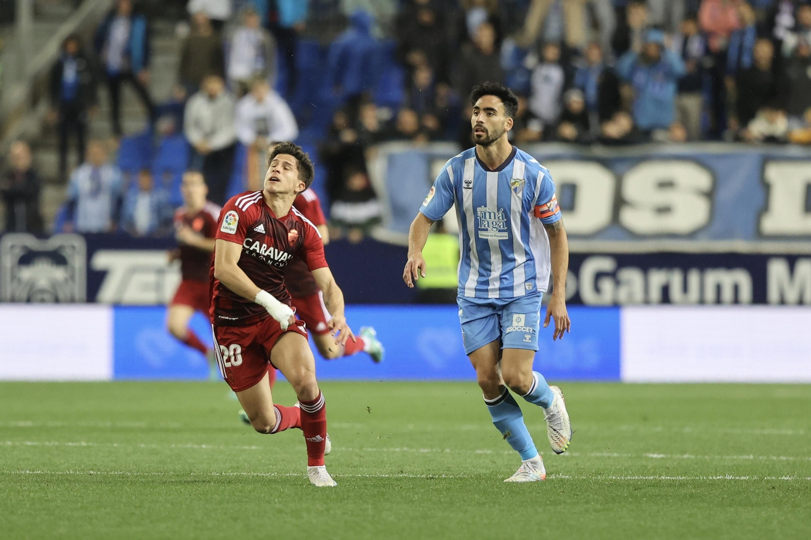 El Málaga CF-Zaragoza, en fotos