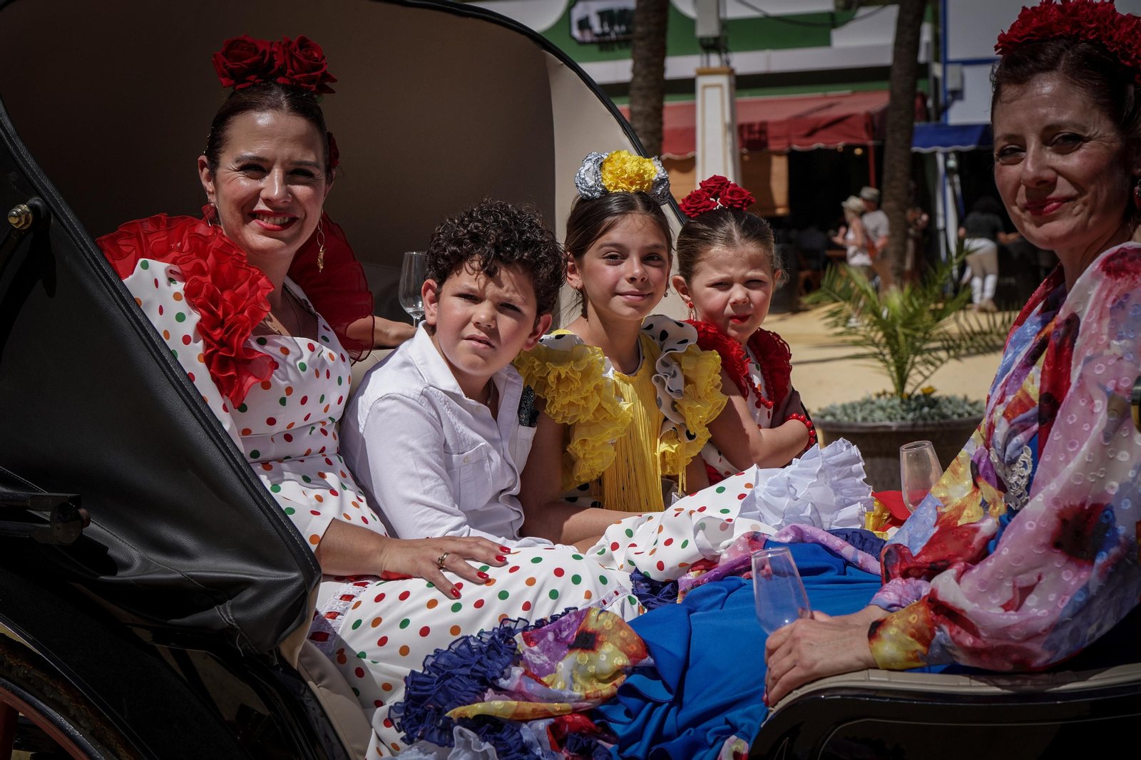 Búscate las fotos  del lunes en la Feria de Jerez 2024