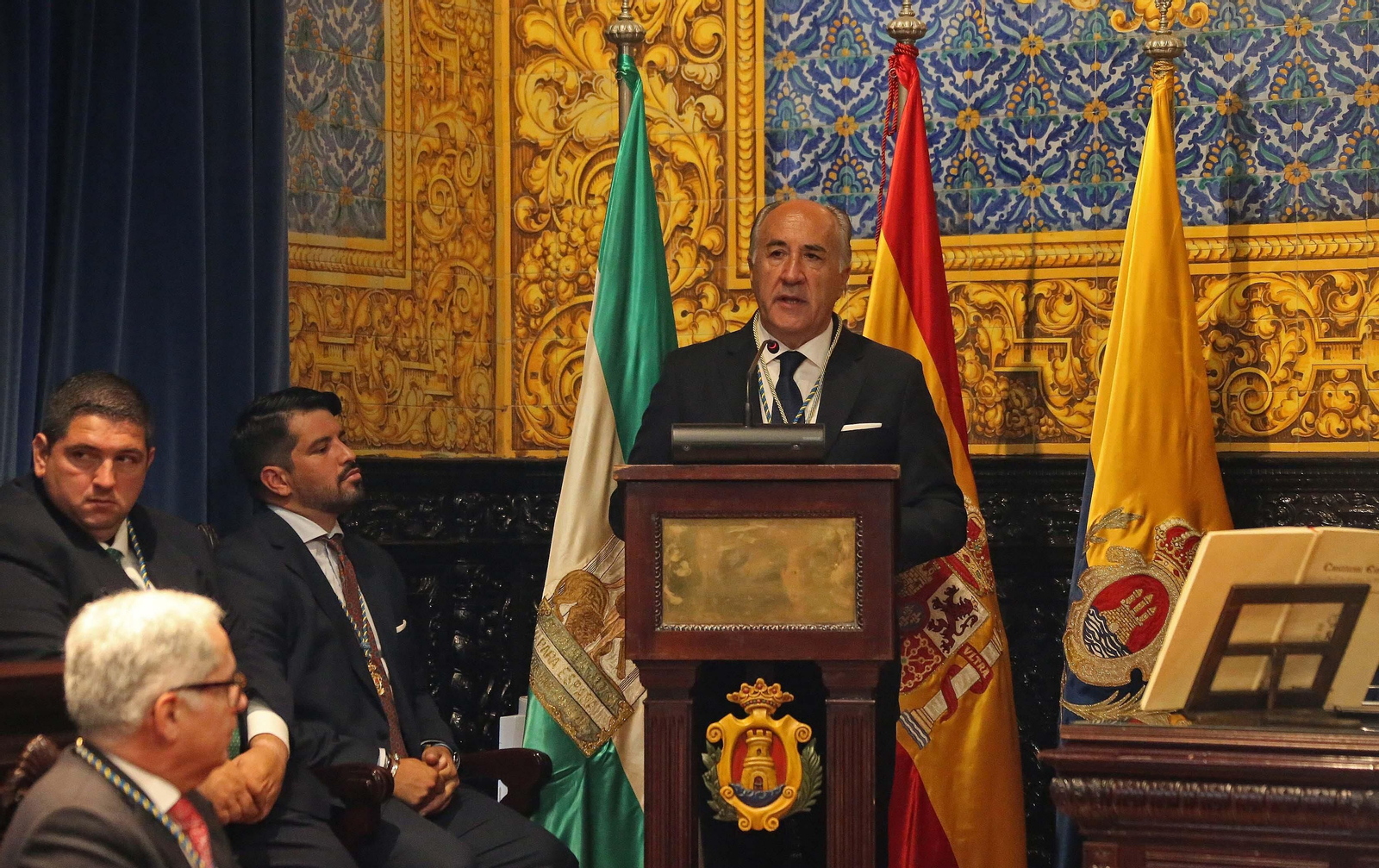 Fotos del pleno de investidura de José Ignacio Landaluce en Algeciras