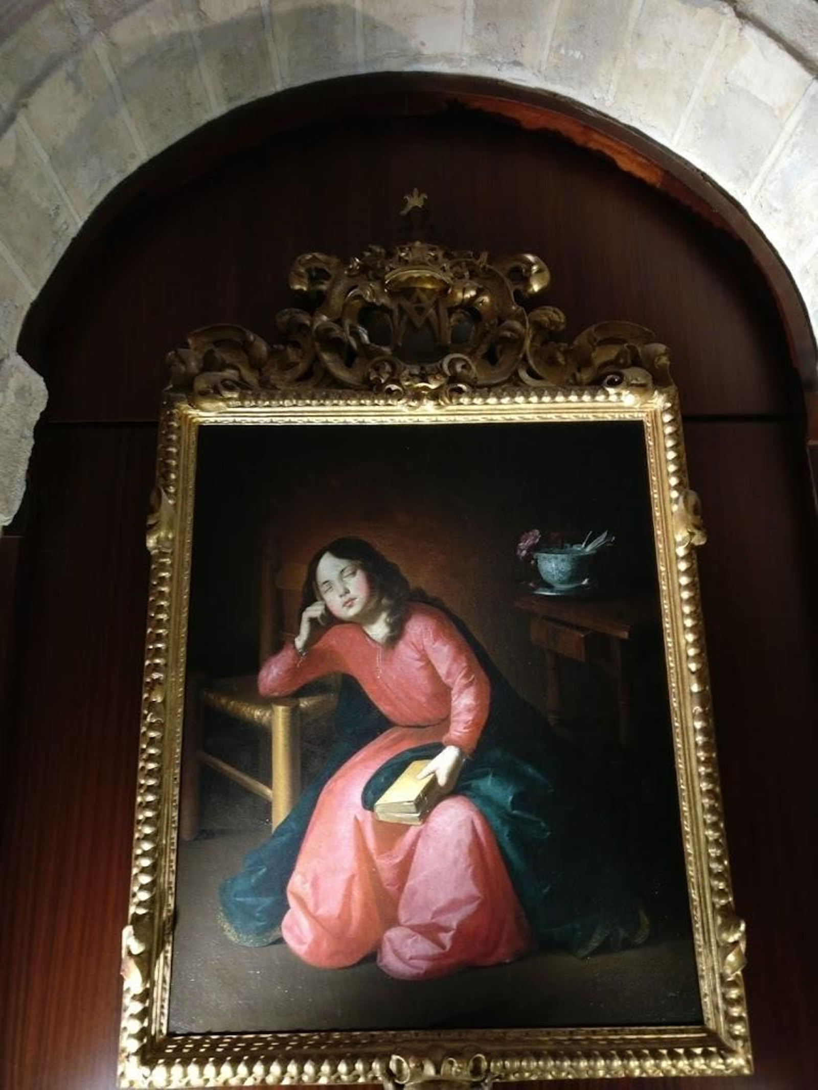 ‘La virgen niña dormida’, de Francisco de Zurbarán ‘La virgen niña dormida’, de Francisco de Zurbarán