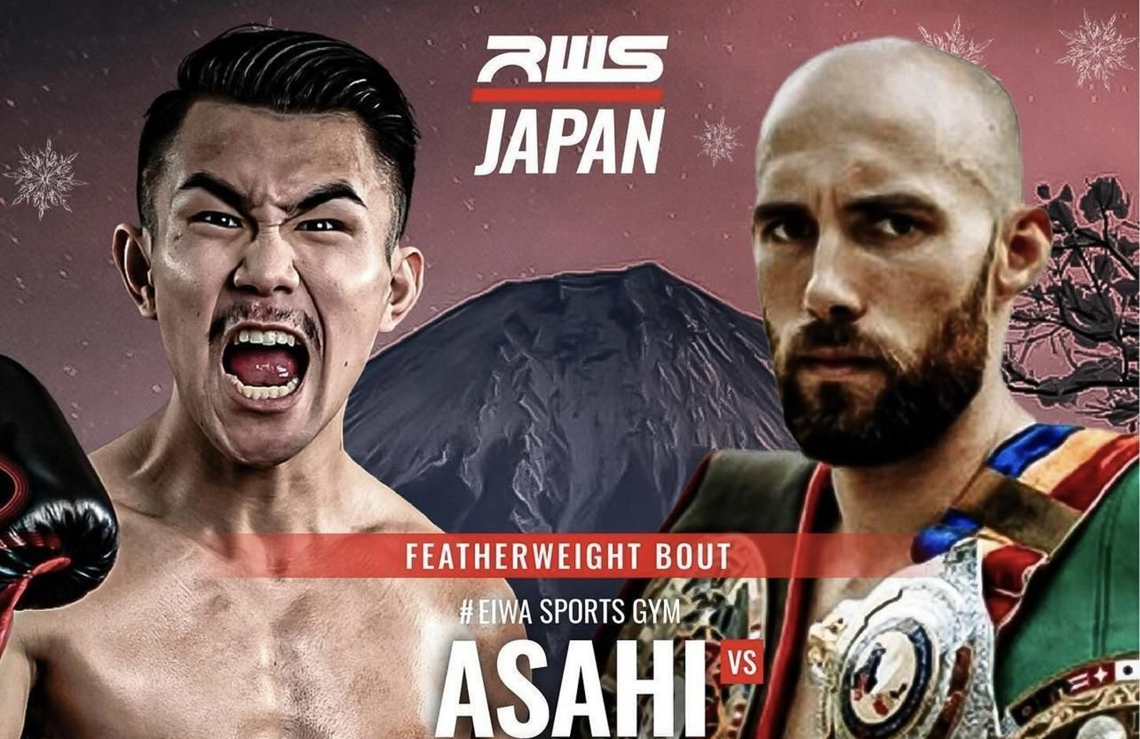 Cartel del combate que Carlos Coello afronta en Japón el 1 de diciembre.