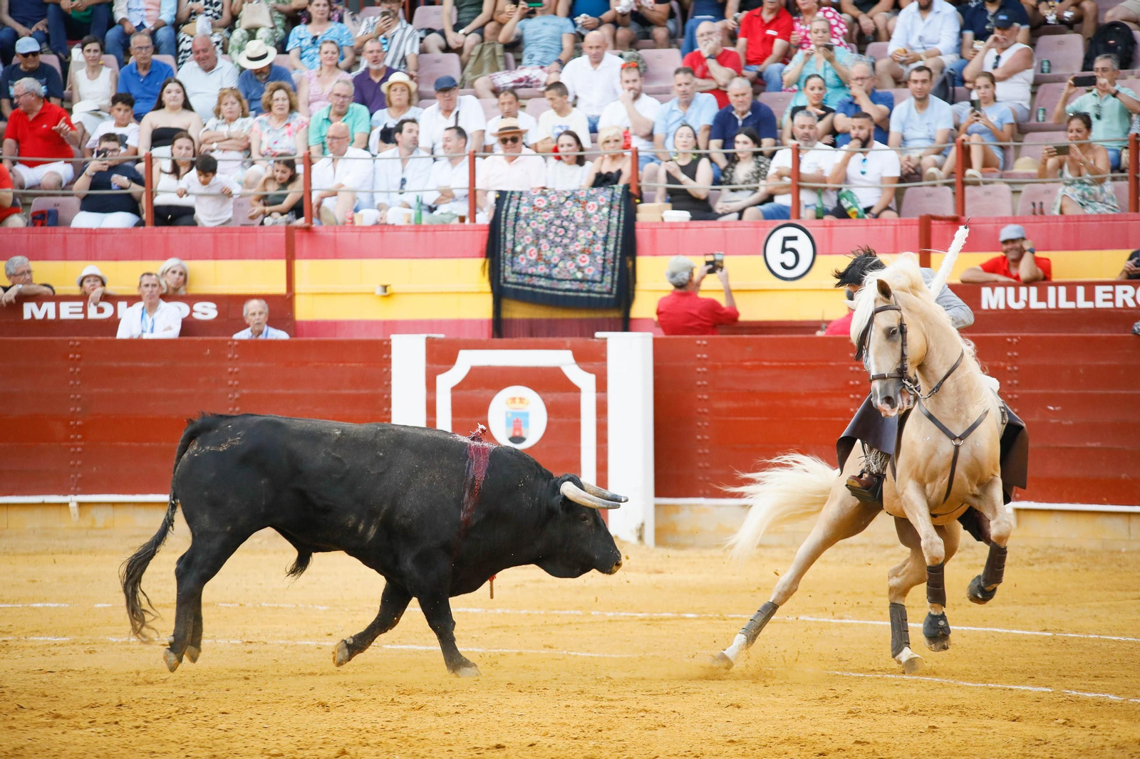 Imágenes de la corrida de toros en Roquetas de Mar